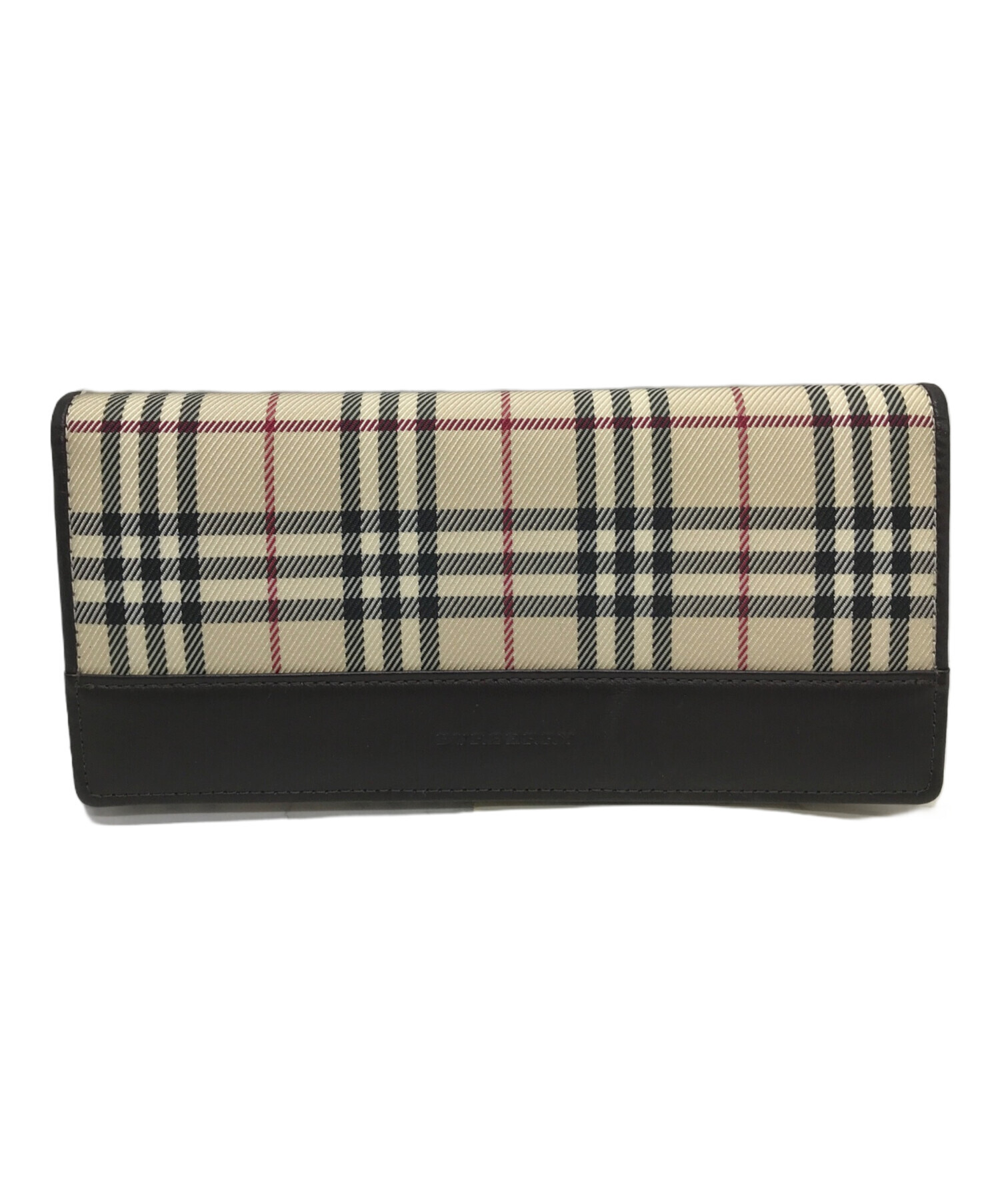 中古・古着通販】BURBERRY (バーバリー) ノバチェック柄長財布 