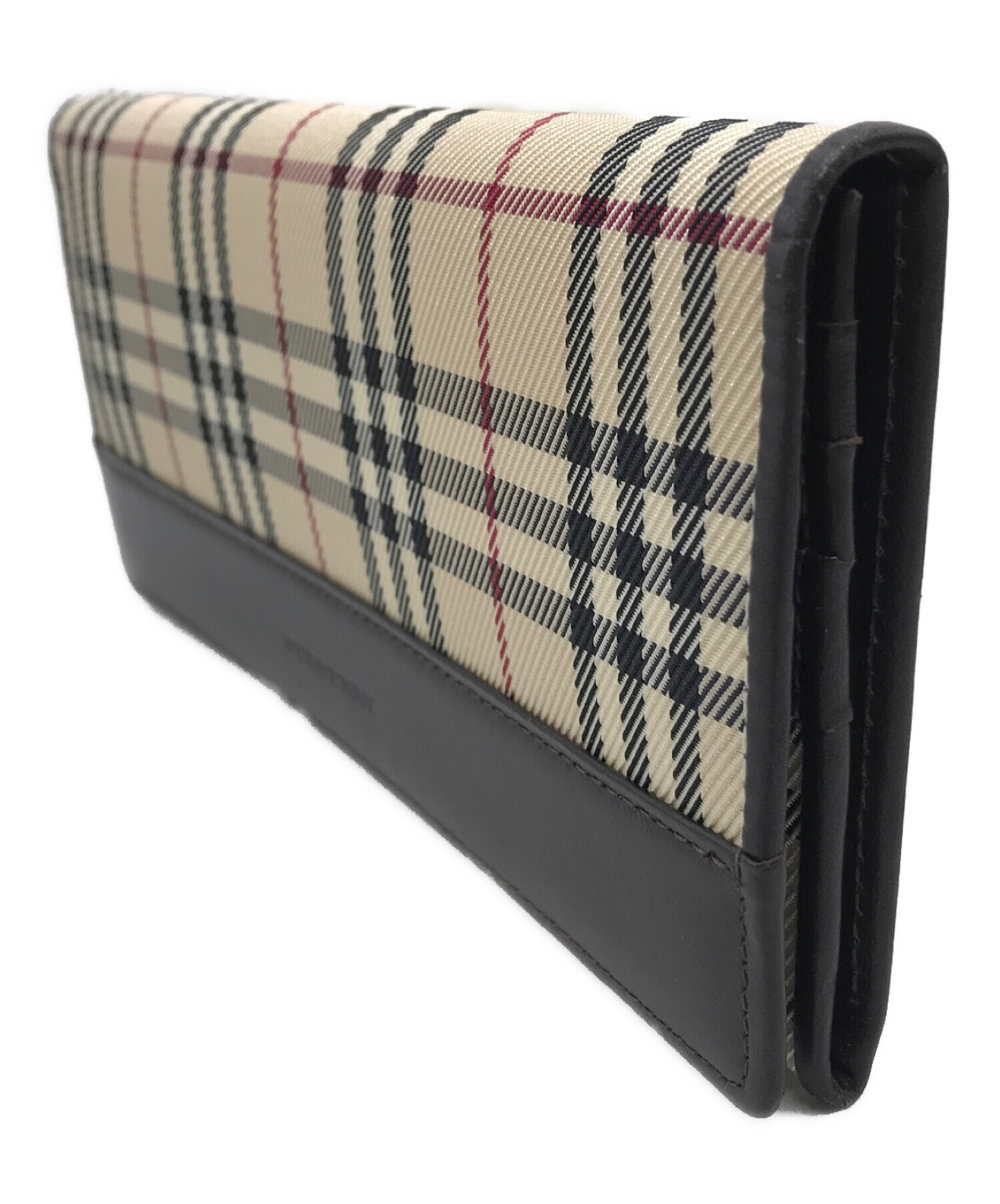 バーバリー 長財布 チェック柄 レザー BURBERRY（バーバリー） 財布