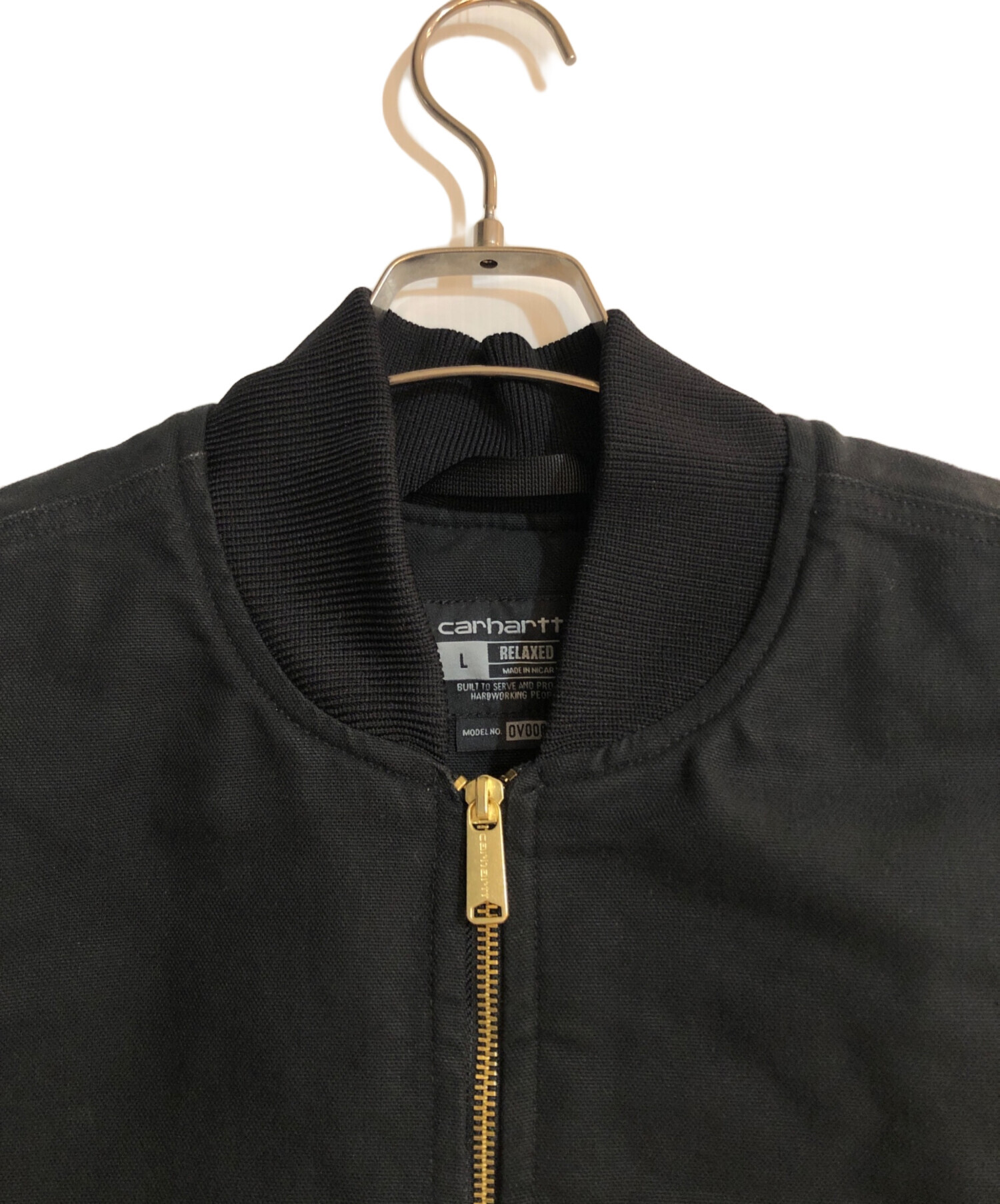 カーハート　ダックベスト　ブラック　L Carhartt カーハート WASHED DUCK VEST ウォッシュド ダック ベスト