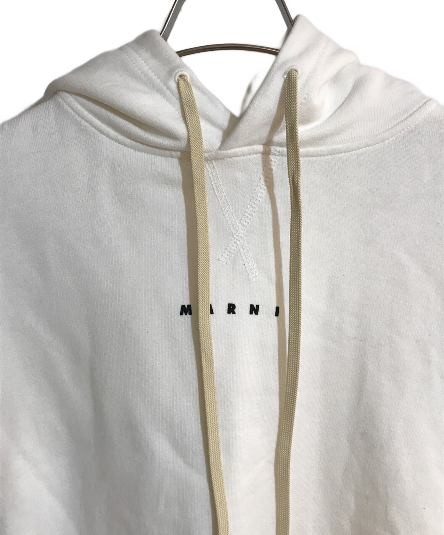 MARNI マルニ レディース パーカ プルオーバー ホワイト 36 中古・古着通販】MARNI (マルニ) パーカー プルオーバー ホワイト