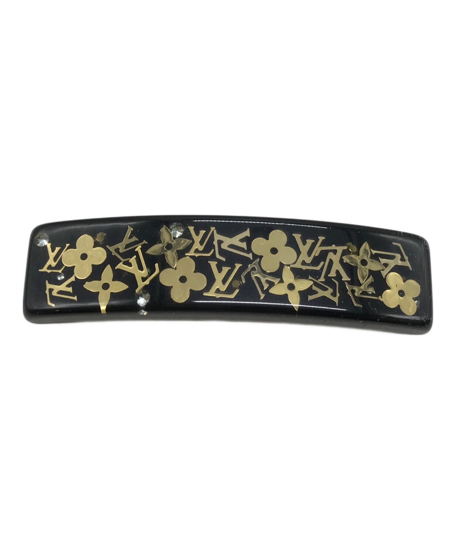 中古・古着通販】LOUIS VUITTON (ルイ ヴィトン) LVバレッタ ブラック 