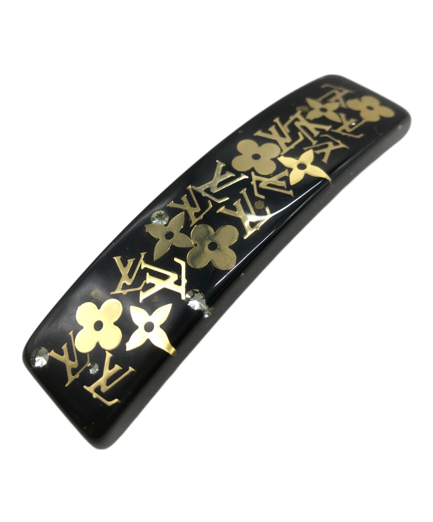中古・古着通販】LOUIS VUITTON (ルイ ヴィトン) LVバレッタ ブラック 