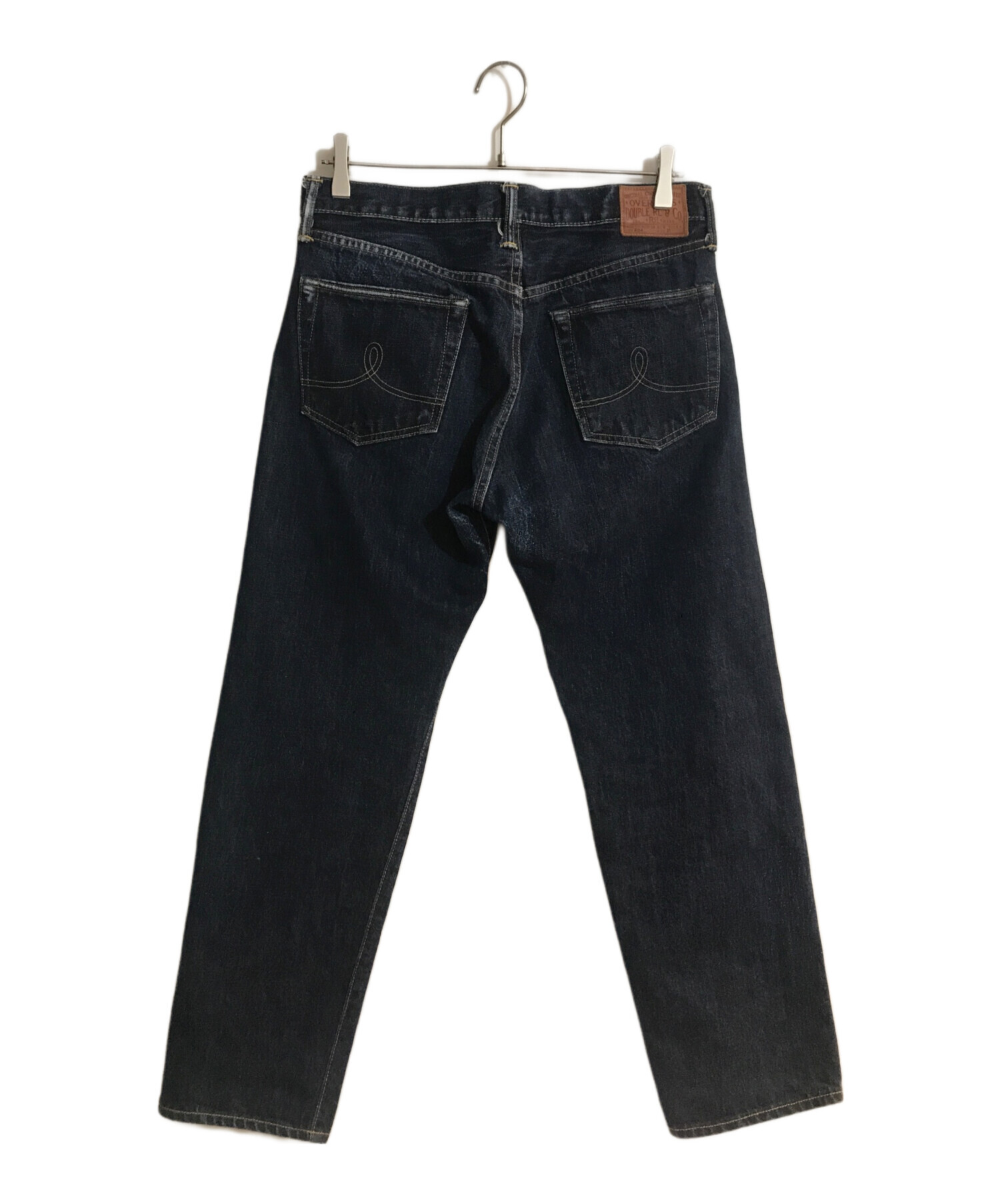 RRL ダブルアールエル ブラックデニムパンツ 後染 メダリオンステッチ L相当 RRL Ralph Lauren ダブルアールエル ブラックデニムパンツ NEW BLACK