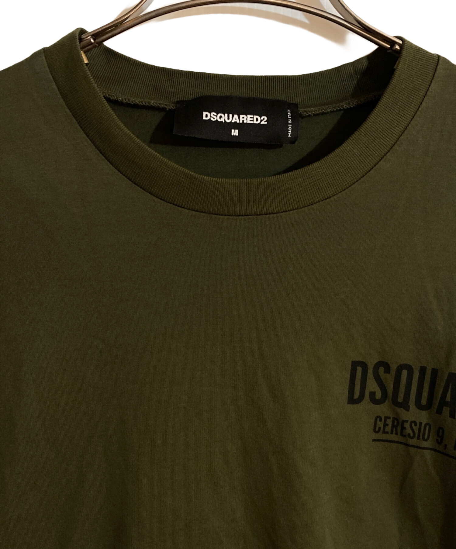 中古・古着通販】DSQUARED2 (ディースクエアード) プリントTシャツ 