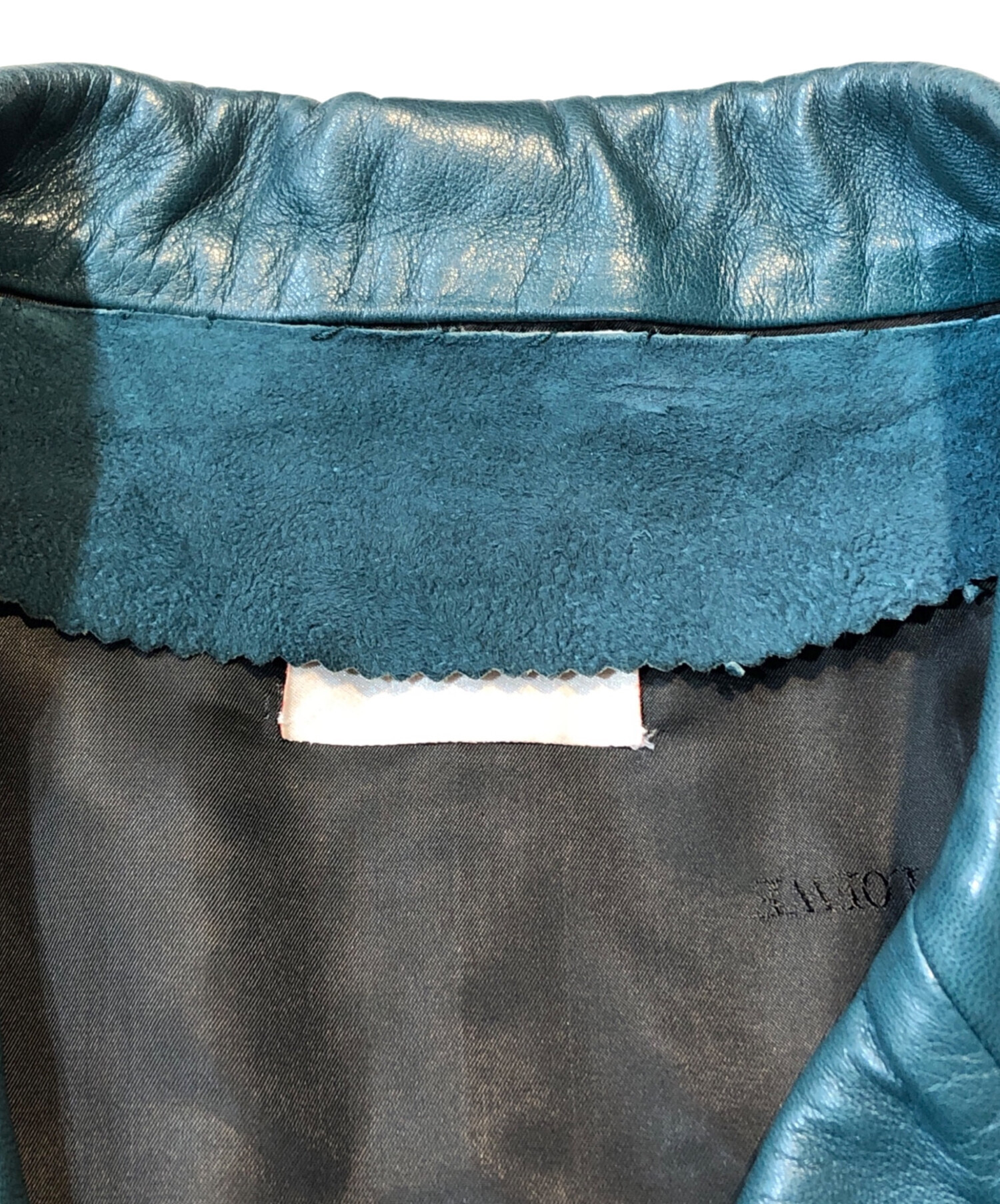 中古・古着通販】LOEWE (ロエベ) ナッパレザーセットアップスーツ