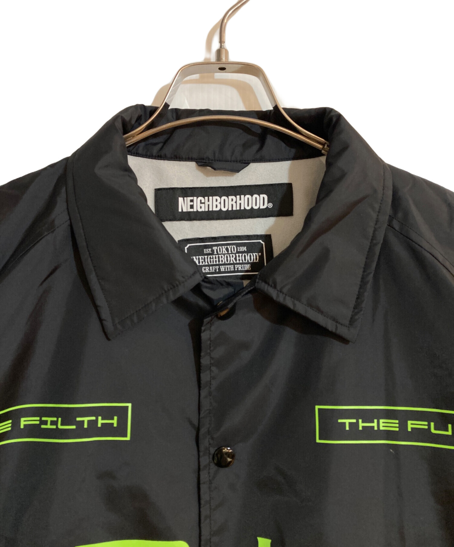 NEIGHBORHOODネイバーフッド25awコーチジャケット　チャコールXL NEIGHBORHOODネイバーフッド25awコーチジャケット チャコールXL