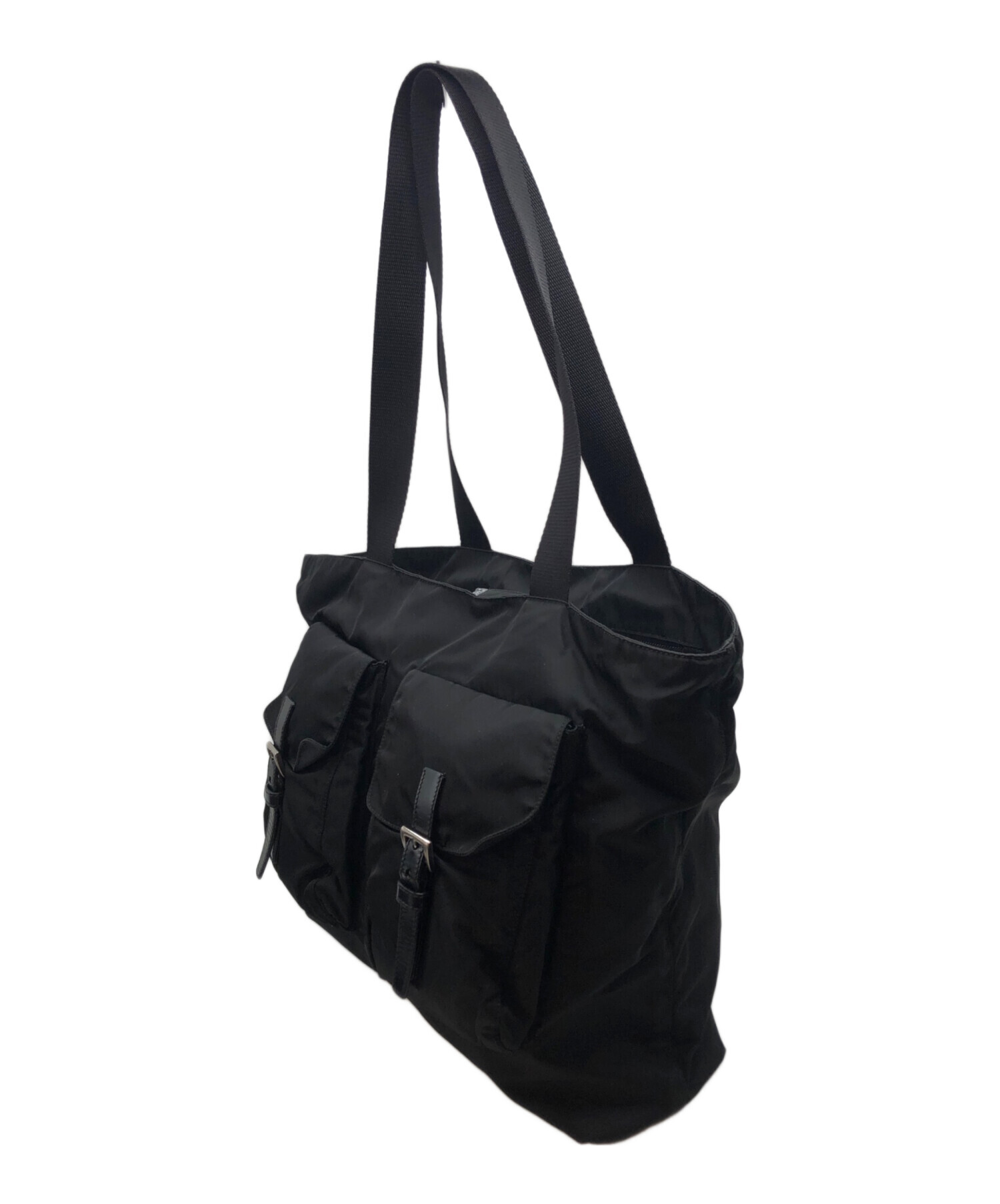 中古・古着通販】PRADA (プラダ) ナイロンショルダートートバッグ 