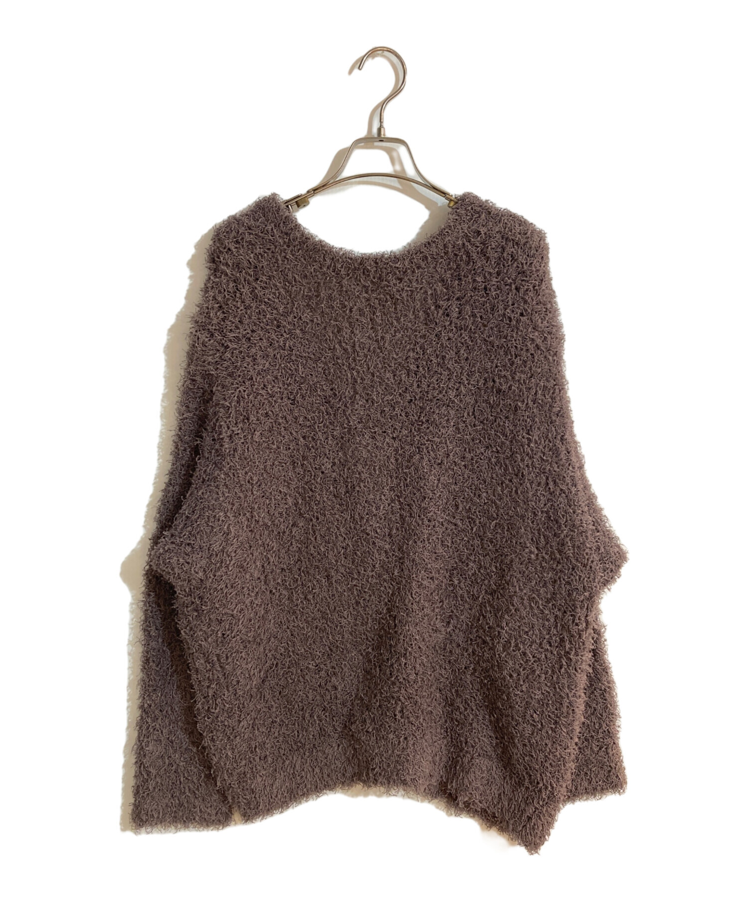 中古・古着通販】YOKE (ヨーク) BUSHY COTTON CARDIGAN ブラウン 中古・古着通販】YOKE (ヨーク) BUSHY COTTON CARDIGAN ブラウン
