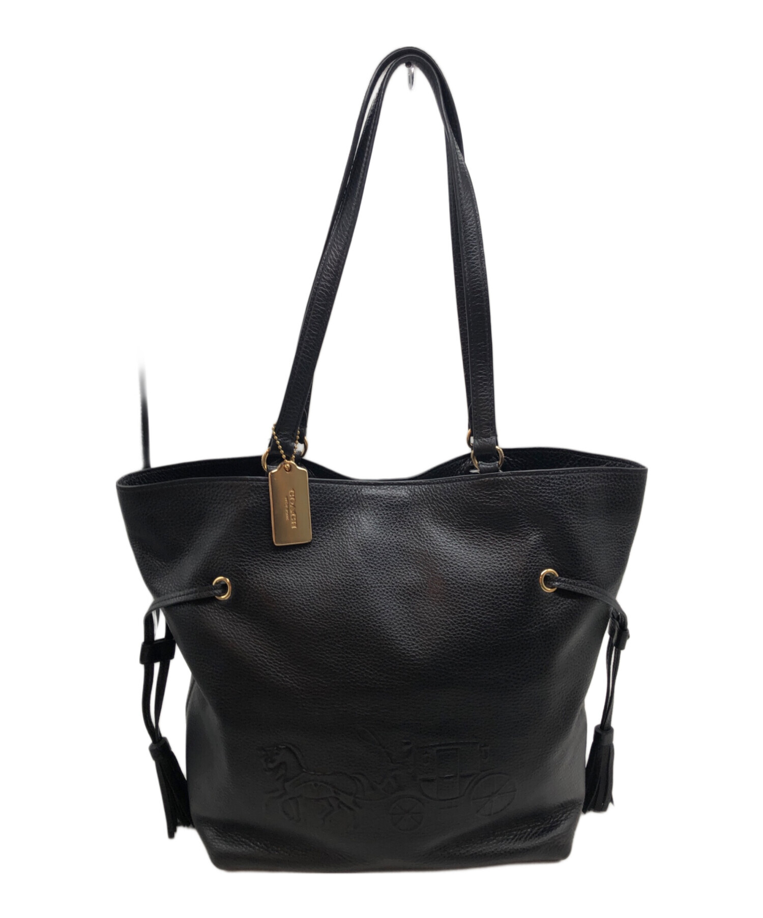 中古・古着通販】COACH (コーチ) アンディトートバッグ ブラック 