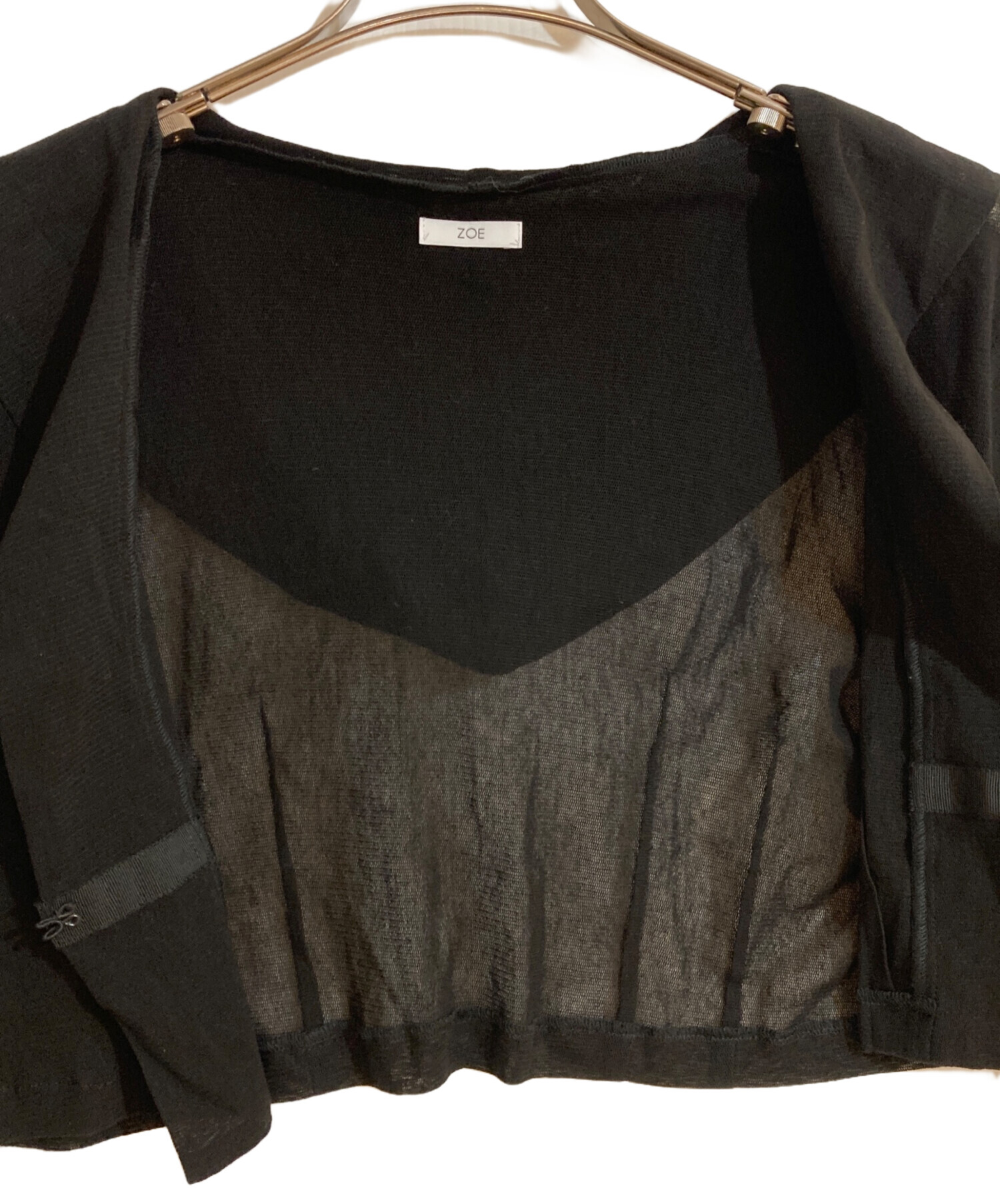 【送料込み】【美品】zoe sunshade hoodie black 中古・古着通販】ZOE (ゾーイ) sunshade hoodie/サンシェードフーディ