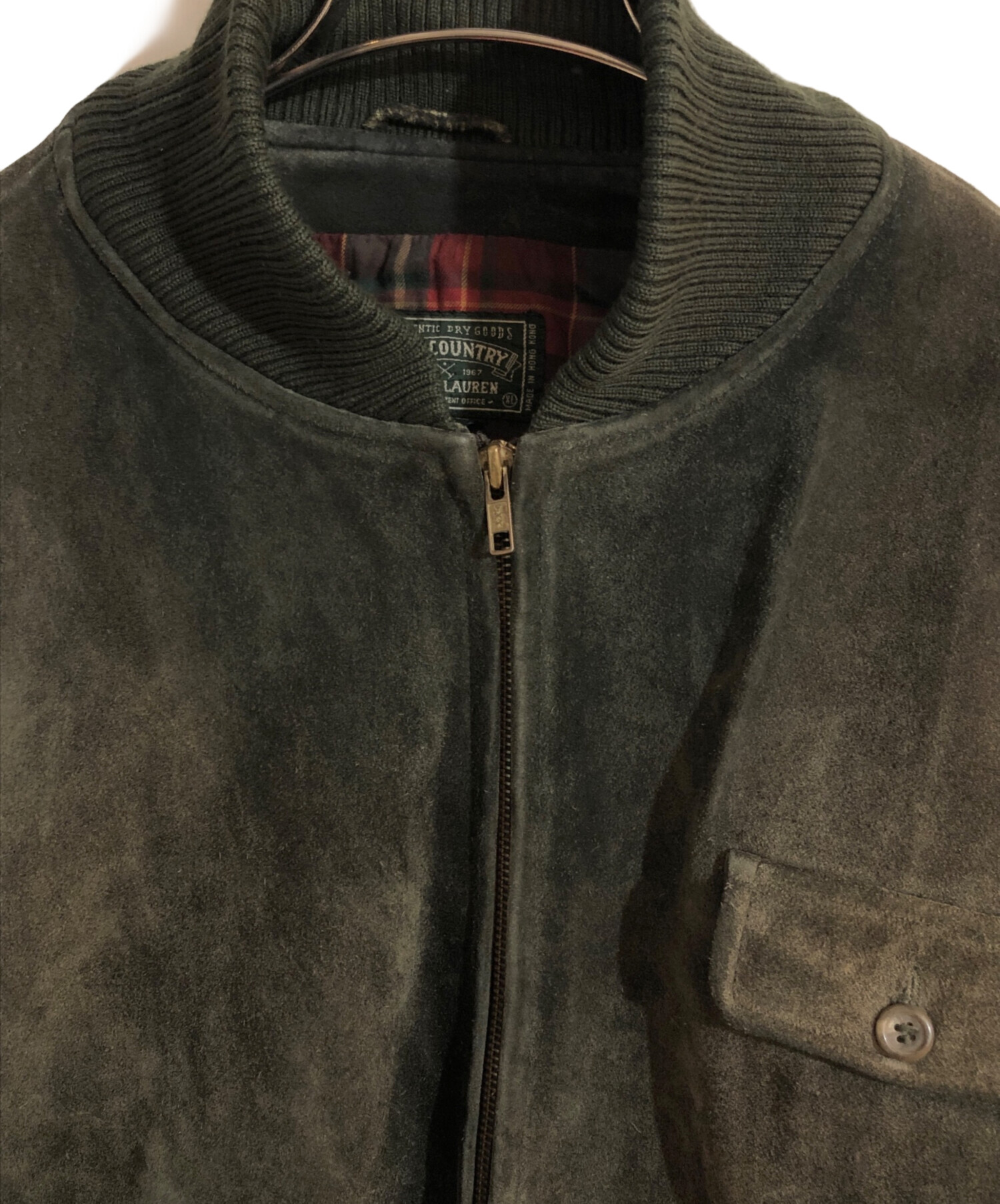 中古・古着通販】POLO COUNTRY (ポロカントリー) スウェードジャケット