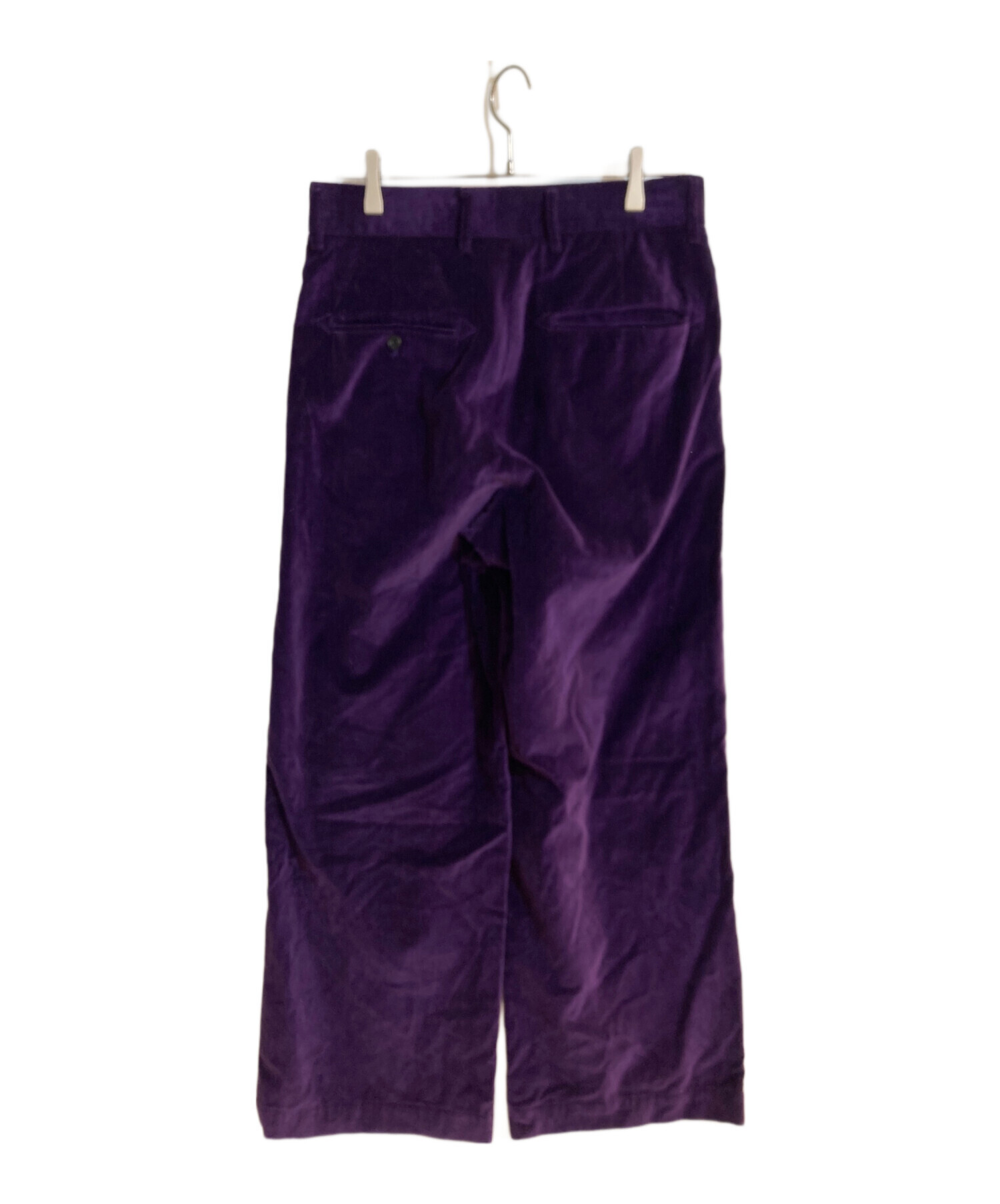 中古・古着通販】Needles (ニードルズ) ベロアパンツ パープル サイズ