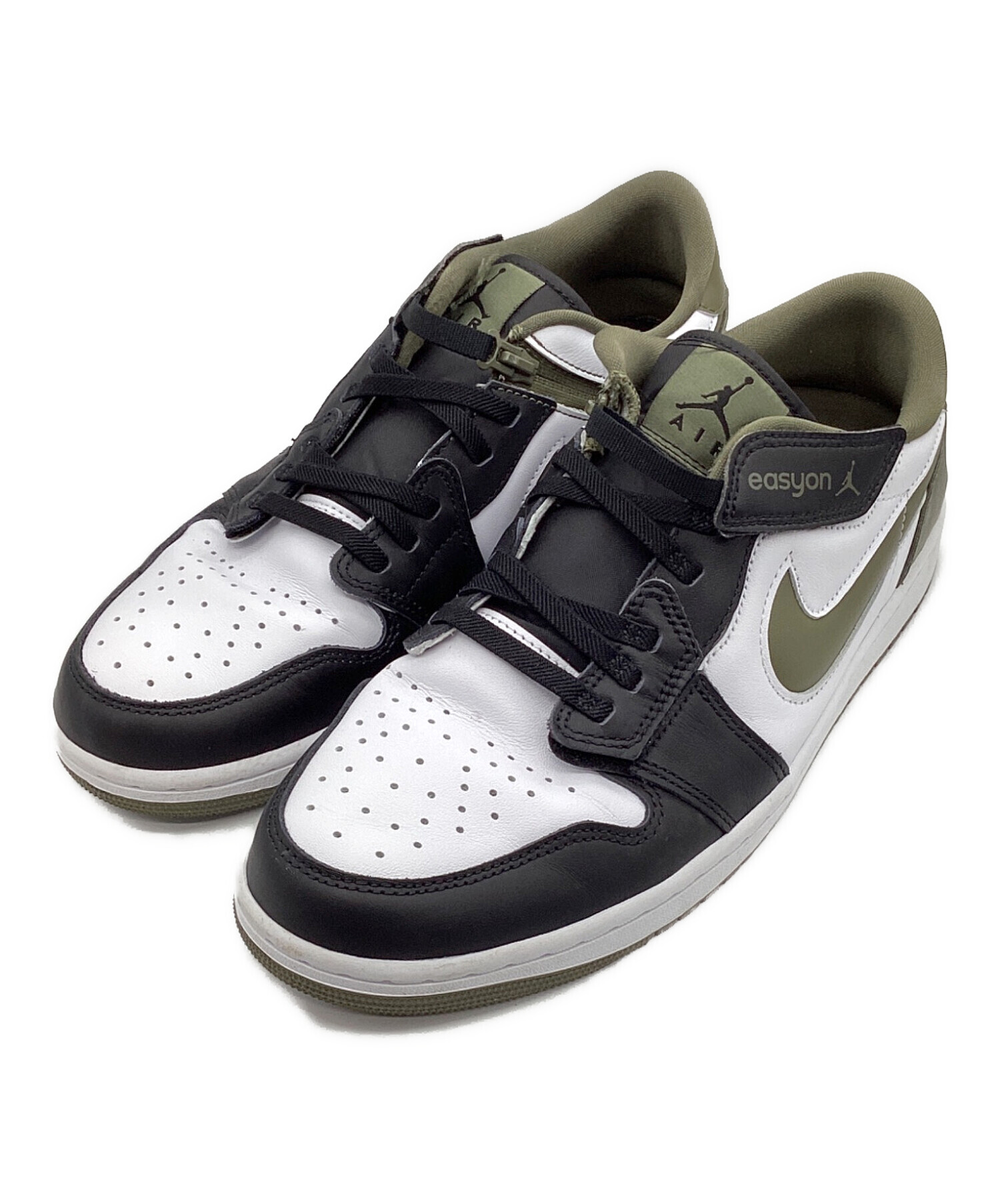 中古・古着通販】NIKE (ナイキ) Air Jordan 1 Low ホワイト×グリーン 