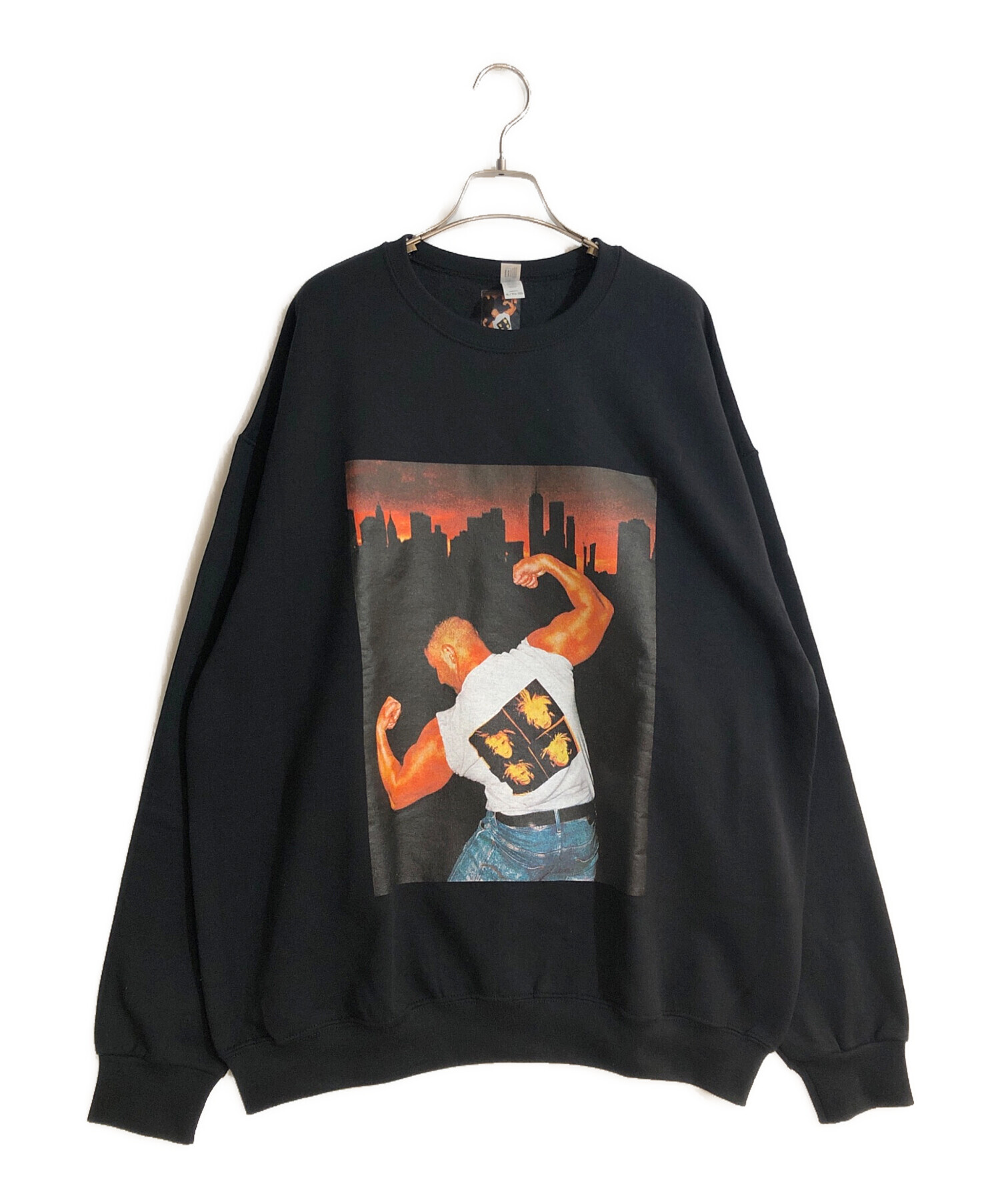 黒【WACKOMARIA】JIRO KONAMI SWEAT／新品タグ付／送料込 中古・古着通販】WACKO MARIA (ワコマリア) JIRO KONAMI / CREW NECK