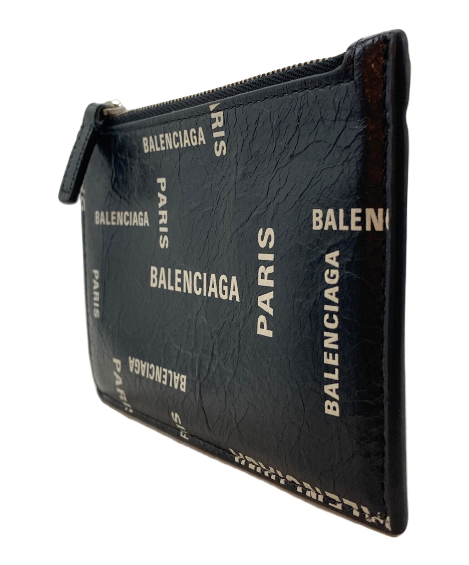 中古・古着通販】BALENCIAGA (バレンシアガ) カードケース ブラック 