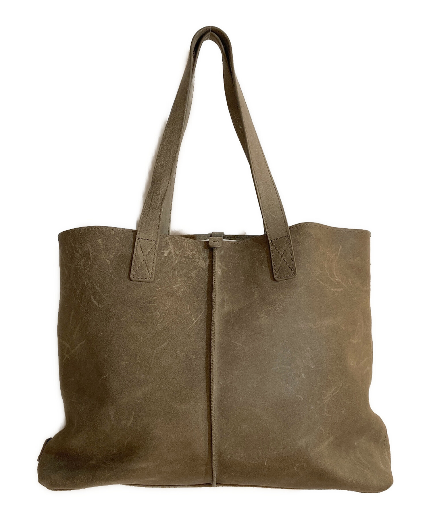 中古・古着通販】UGG (アグ) レザートートバッグ ベージュ｜ブランド 
