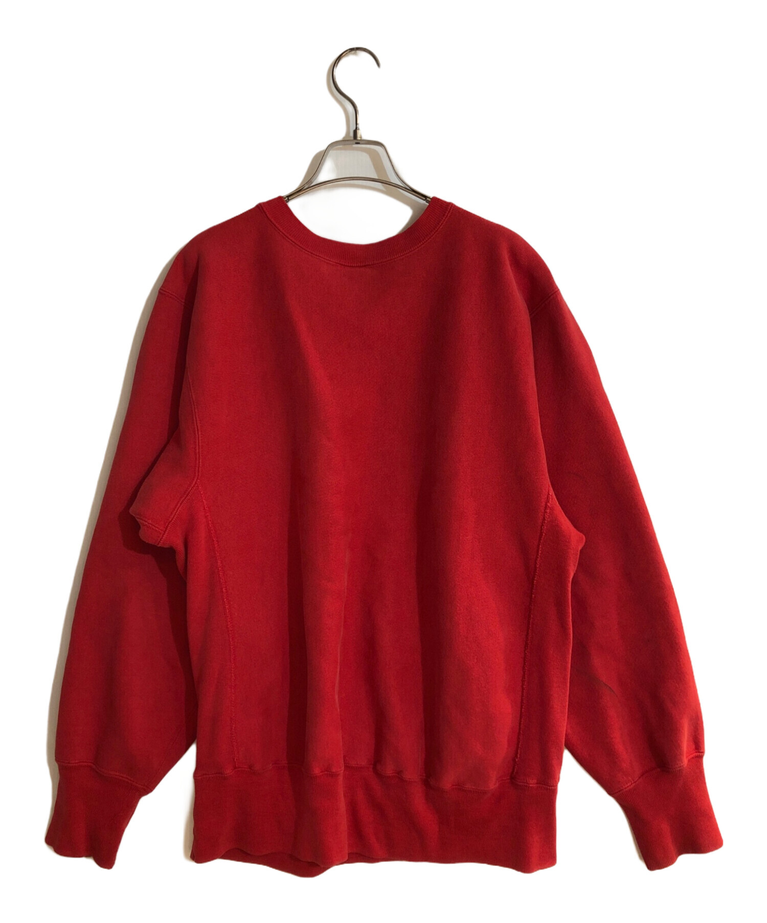 チャンピオン リバースウィーブ スウェット 赤 中古・古着通販】Champion REVERSE WEAVE (チャンピオン