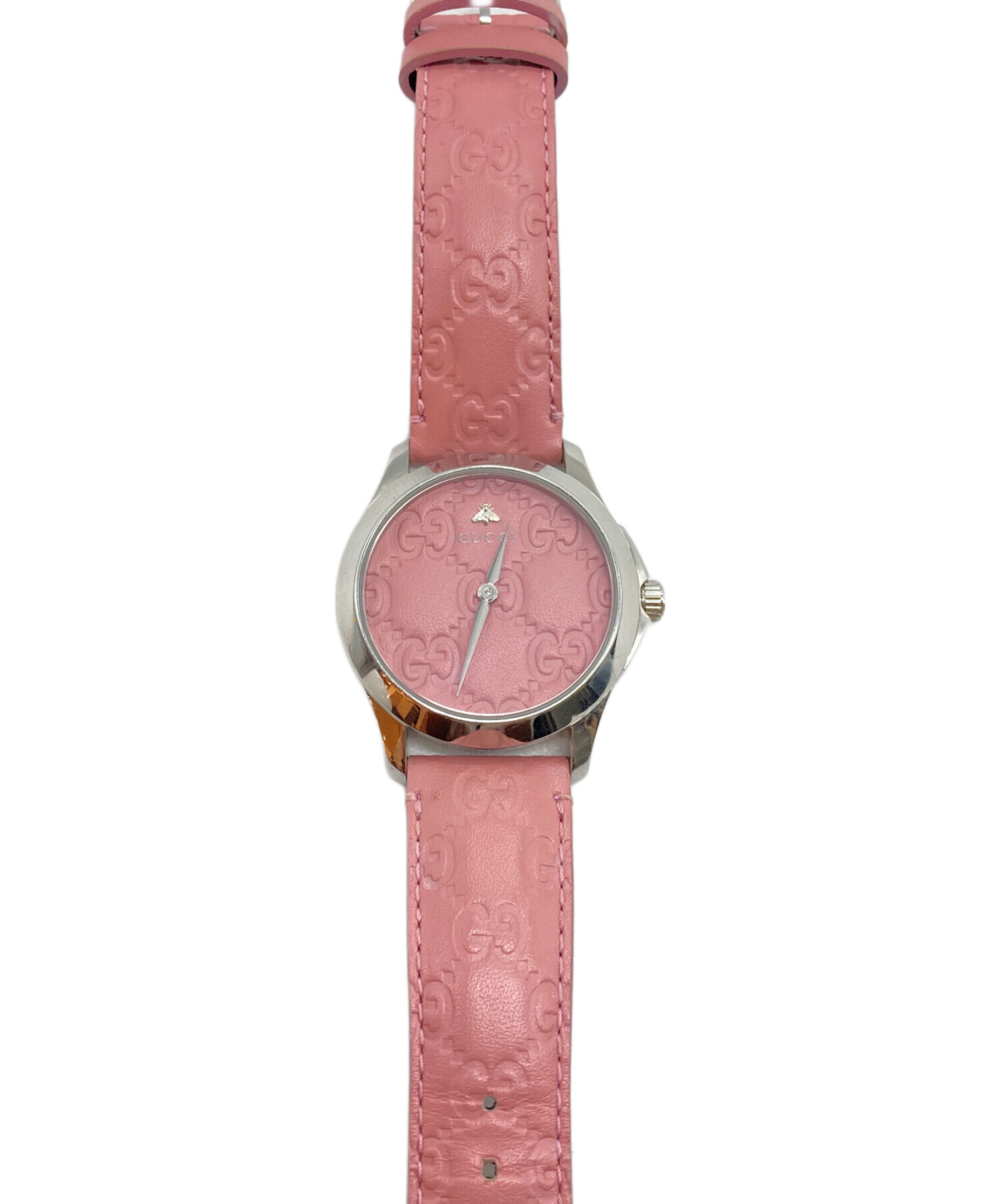 中古・古着通販】GUCCI (グッチ) Gタイムレス ピンク｜ブランド・古着