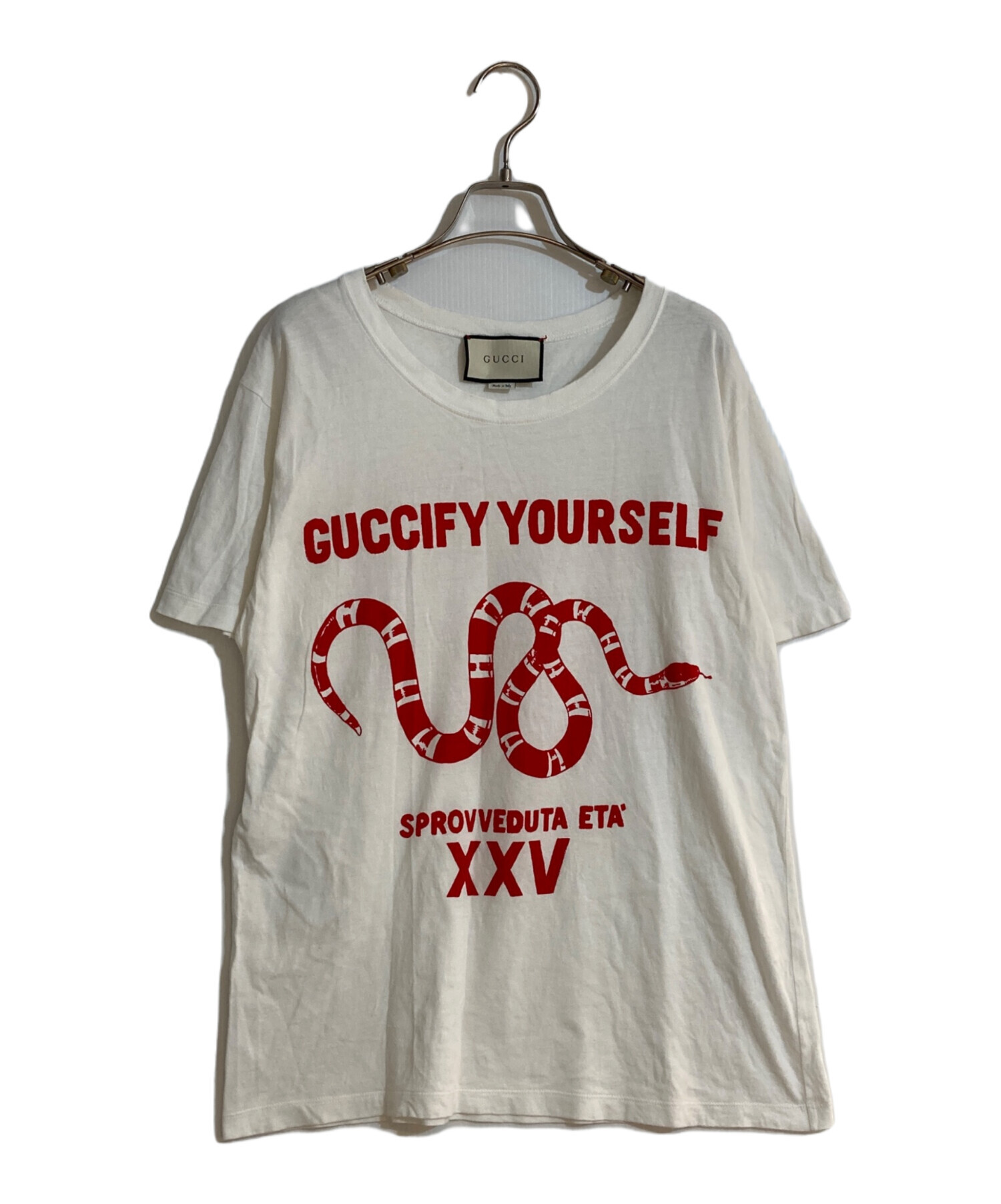 M*i様 GUCCI アイボリー パーカー グッチ GUCCI Guccify Yourself パーカー アイボリー赤m