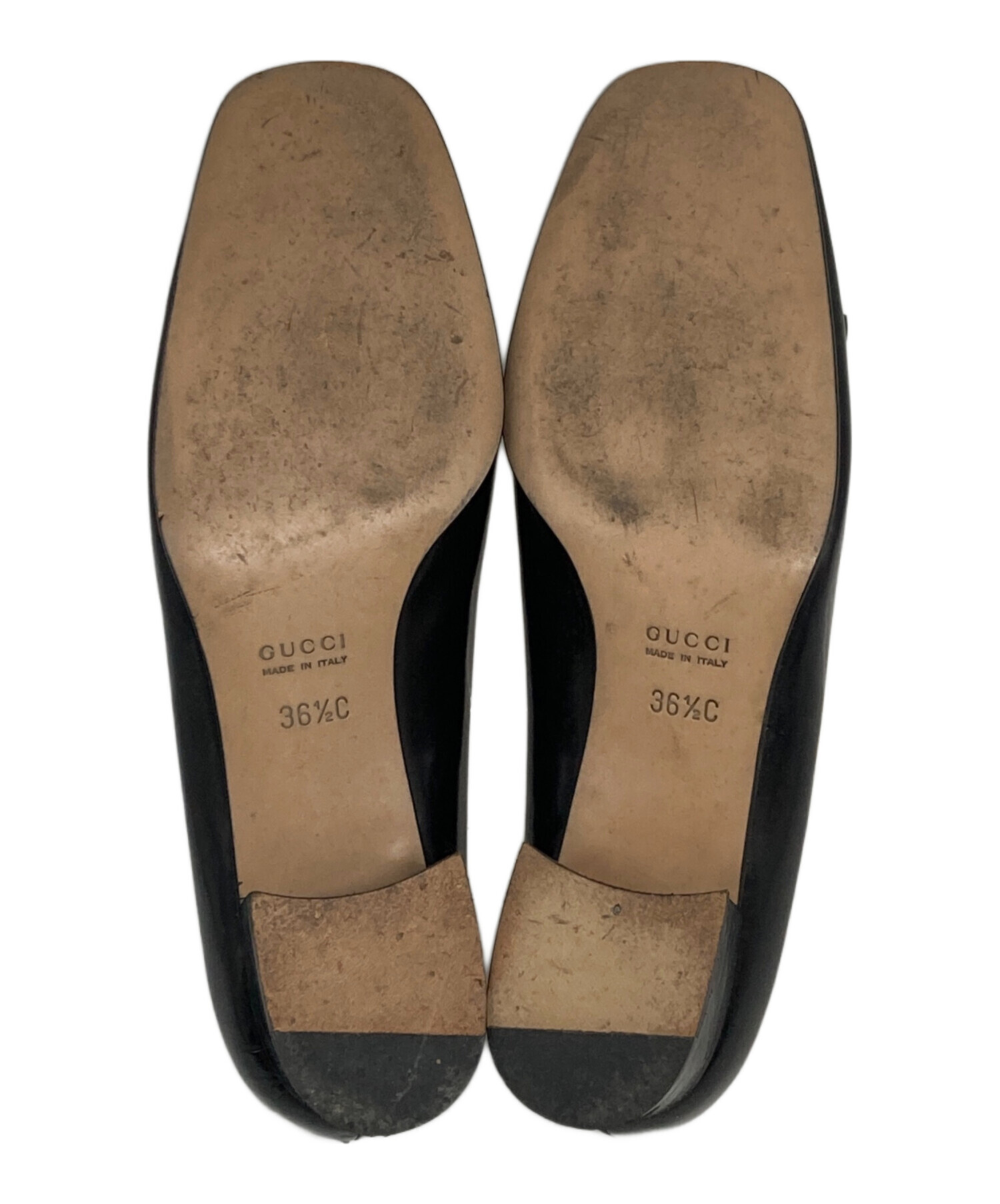 グッチ パンプス 36 1/2 C レディース ホースビット GUCCI
