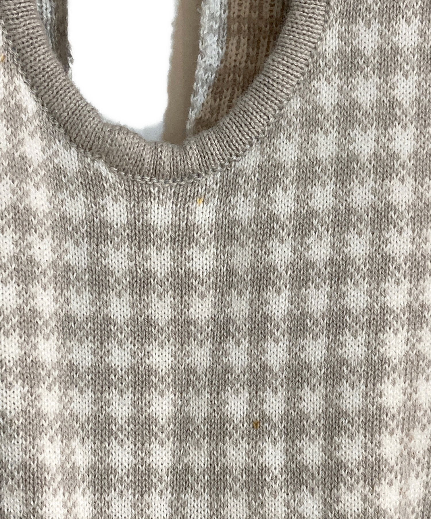 中古・古着通販】andmary (アンドマリー) daisy knit dress グレー 
