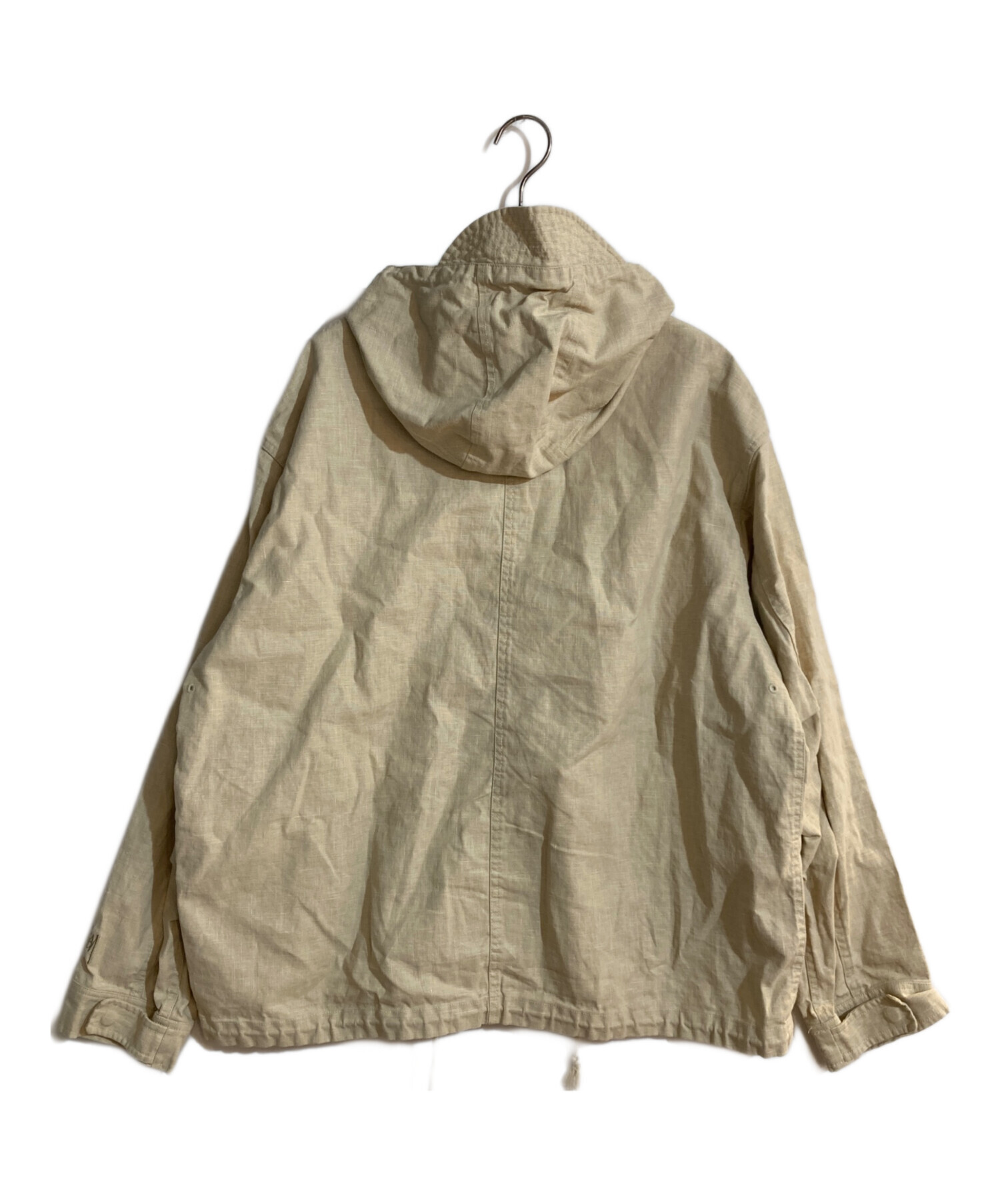 stussywomenショート丈パーカー 中古・古着通販】stussy (ステューシー) Short Parka Waxed Linen