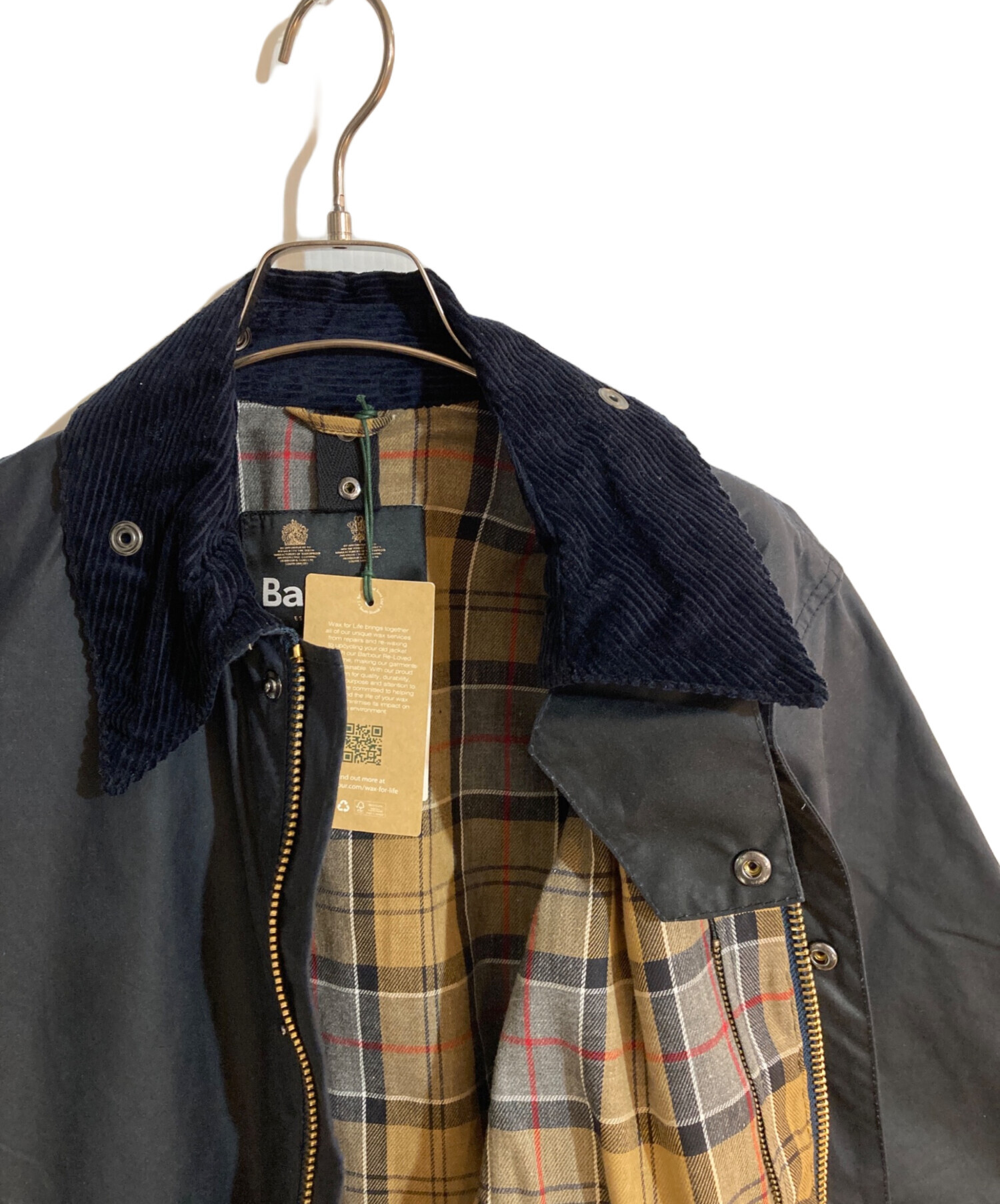 中古・古着通販】Barbour (バブアー) BORDER WAXED COTTON