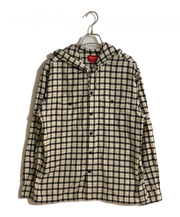 中古・古着通販】Supreme (シュプリーム) mini plaid hooded shirt
