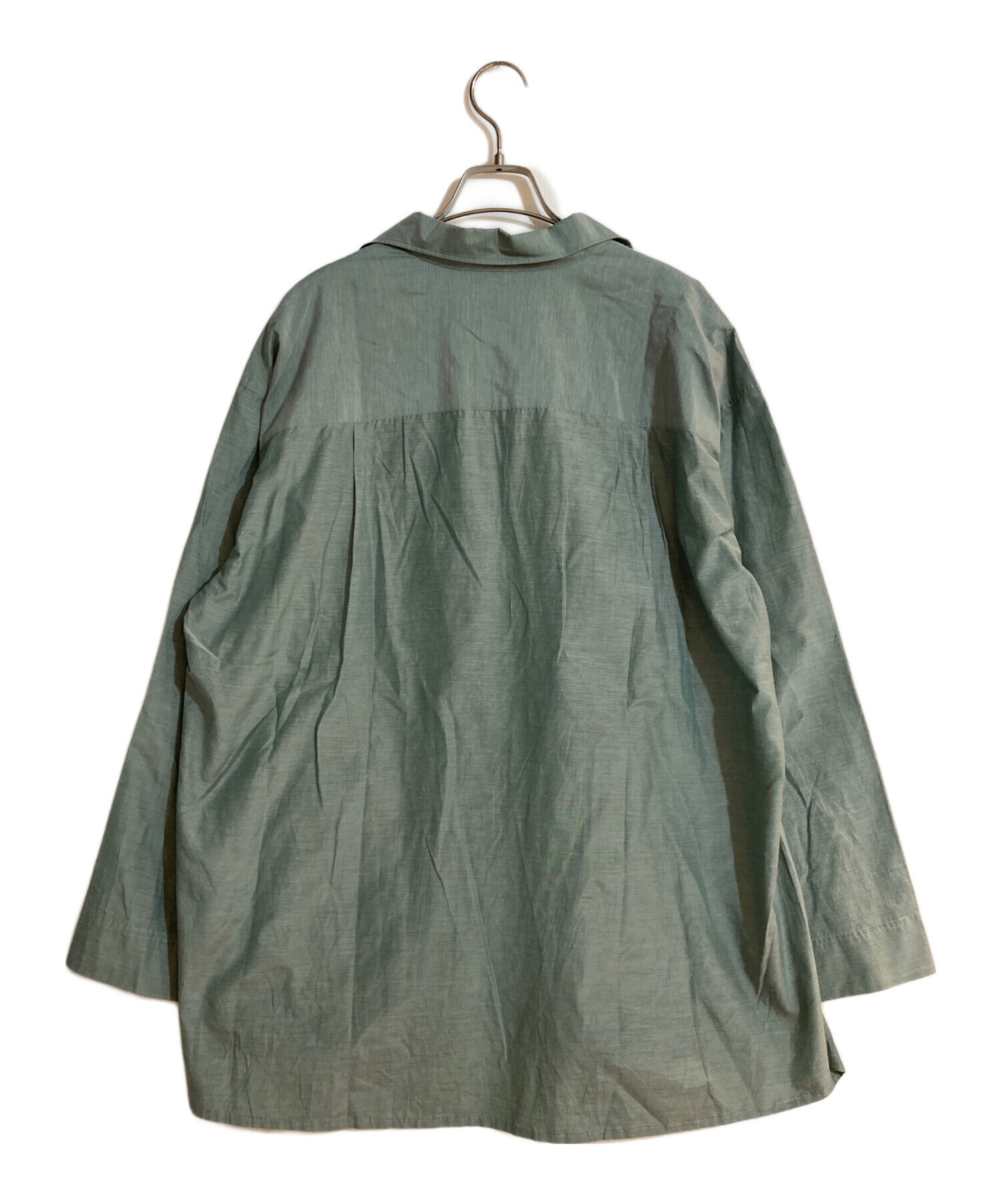 中古・古着通販】Cale (カル) シルクコットンシャンブレーシャツ 