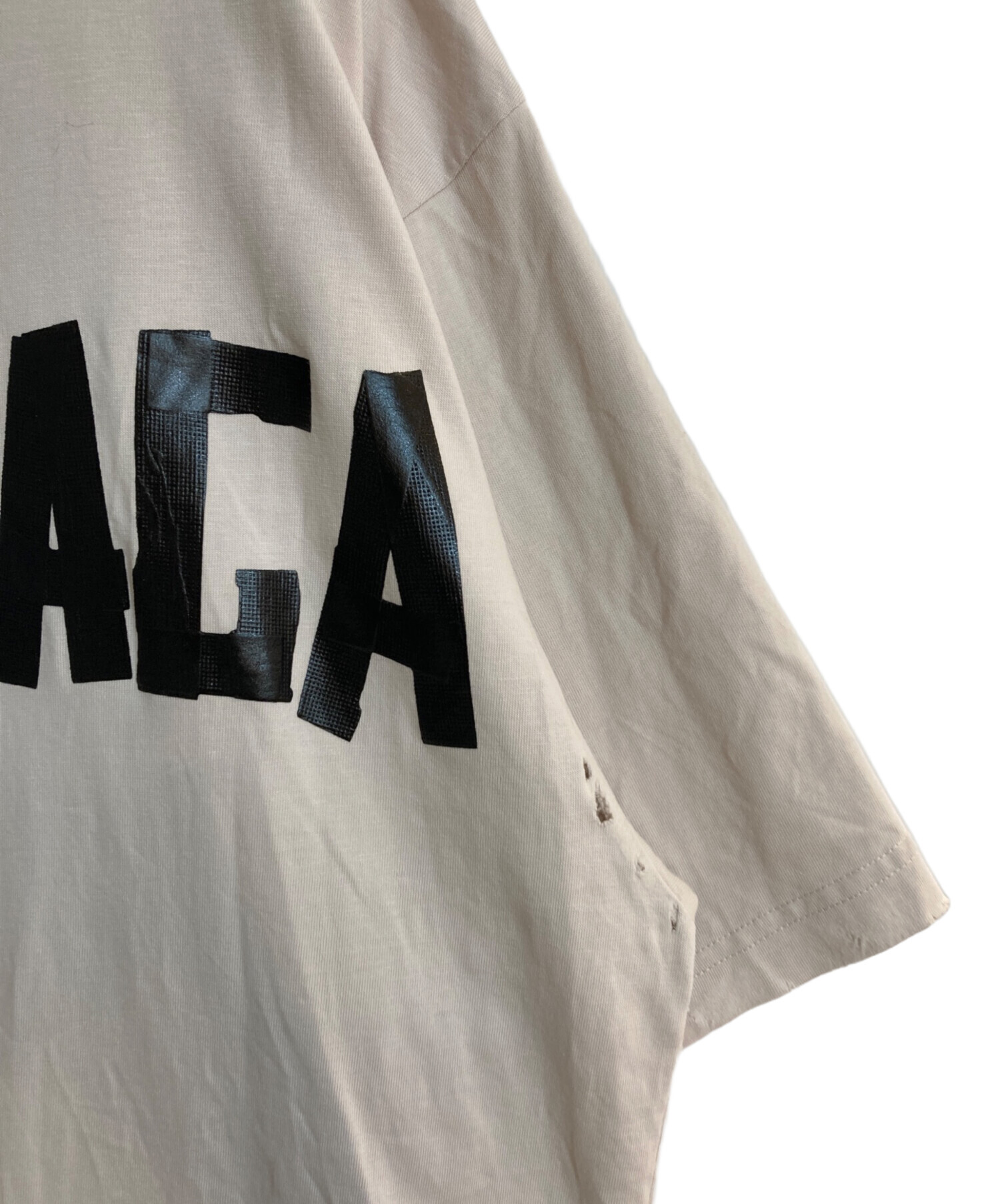 中古・古着通販】BALENCIAGA (バレンシアガ) Tape Type Tシャツ