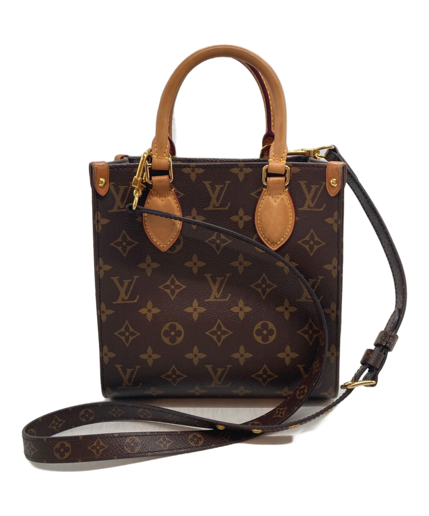 ルイヴィトン バッグ レディース 2WAYバッグ ブラウン LV 中古・古着通販】LOUIS VUITTON (ルイ ヴィトン) 2WAYバッグ ブラウン