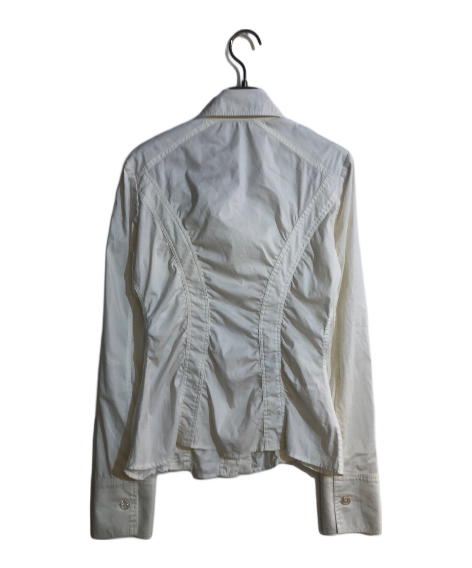 中古・古着通販】GUCCI (グッチ) コットンシャツブラウス ベージュ 