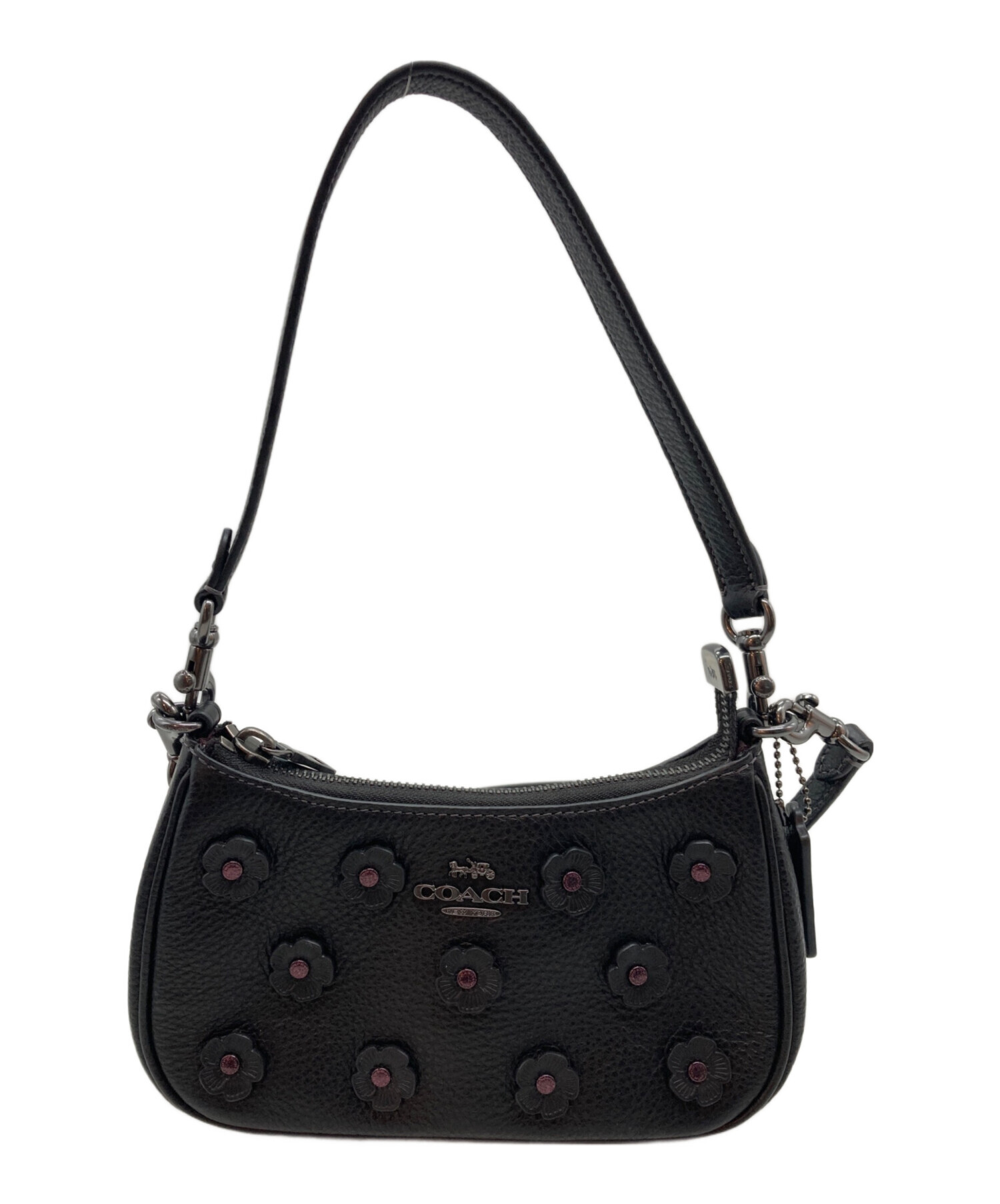 coach クロスボディバッグフローラルアップリケ2way