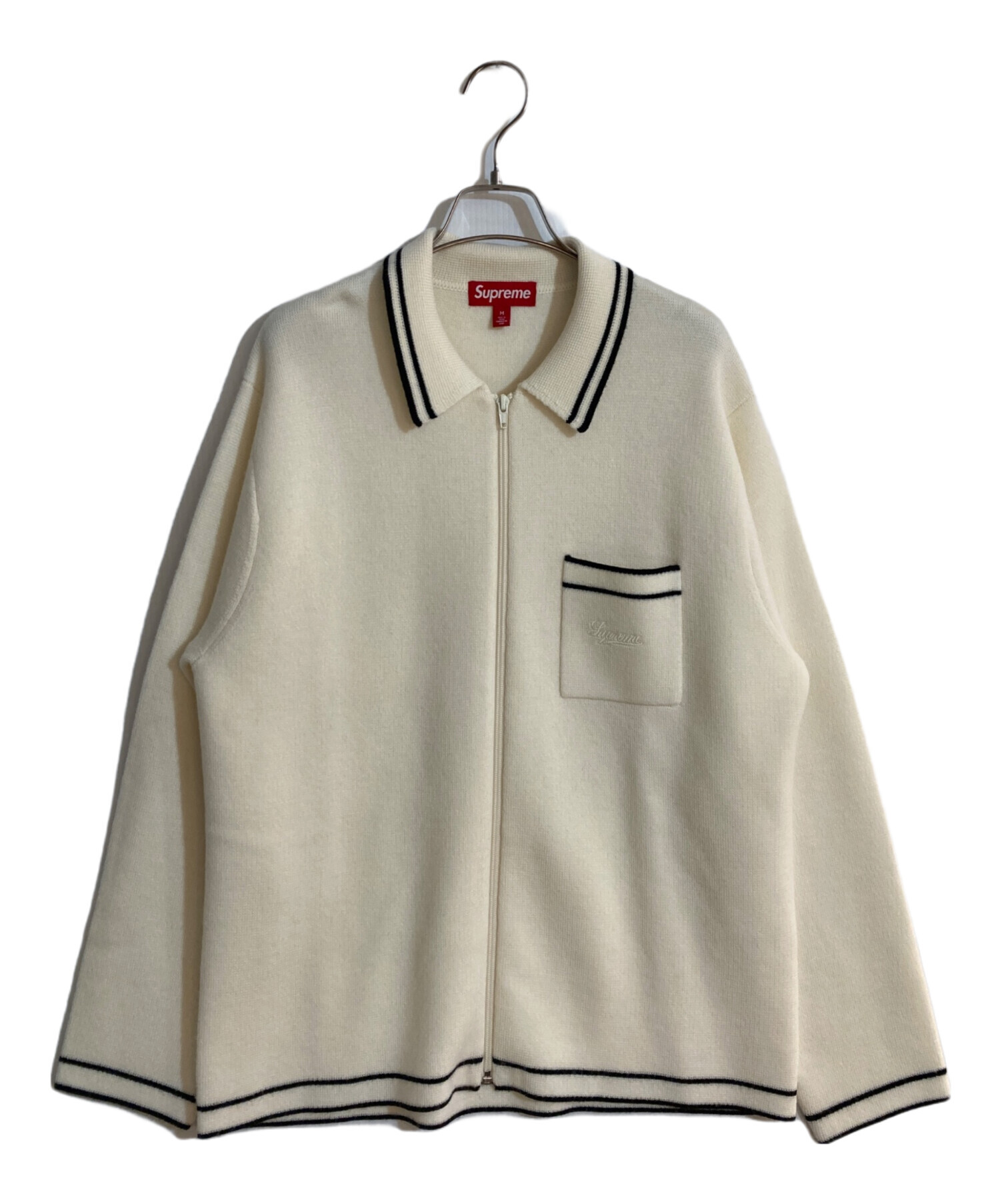 中古・古着通販】Supreme (シュプリーム) Zip Up Polo Sweater 