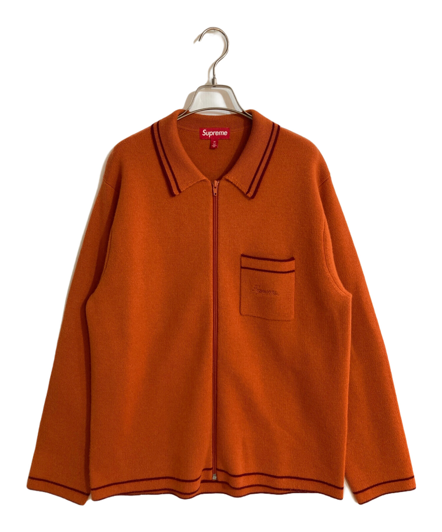 中古・古着通販】Supreme (シュプリーム) Zip Up Polo Sweater 