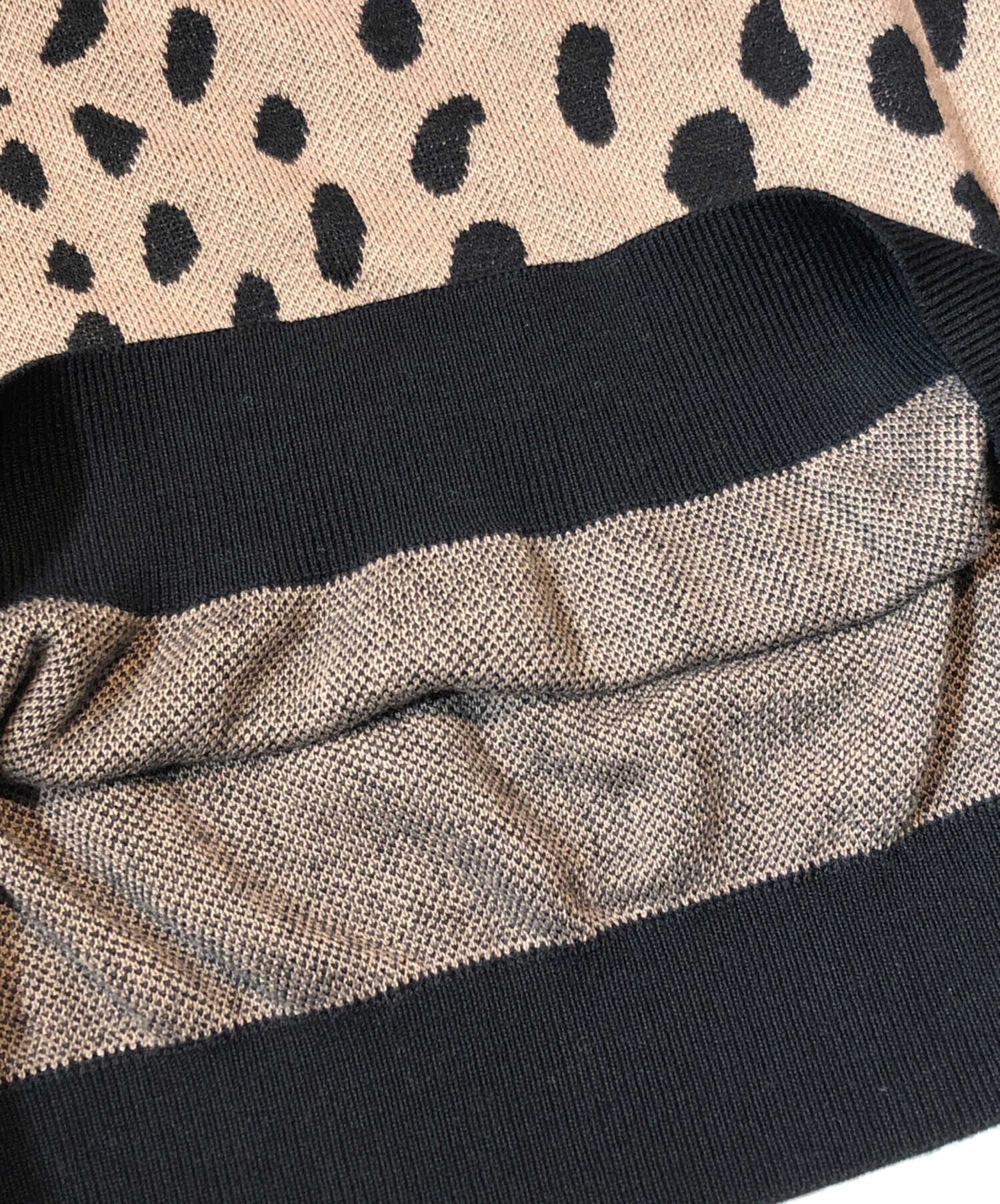 中古・古着通販】WACKO MARIA (ワコマリア) LEOPARD JACQUARD KNIT