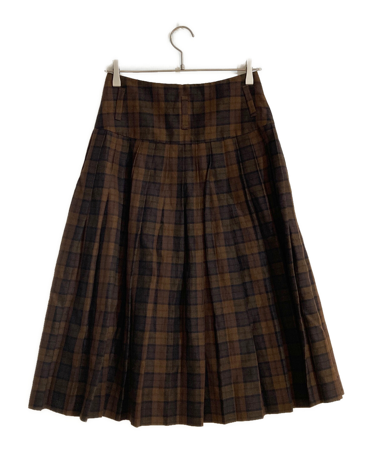 MARGARET HOWELL 22SS ラージチェックプリーツスカート Ⅱ MARGARET HOWELL 22SS ラージチェックプリーツスカート Ⅱ