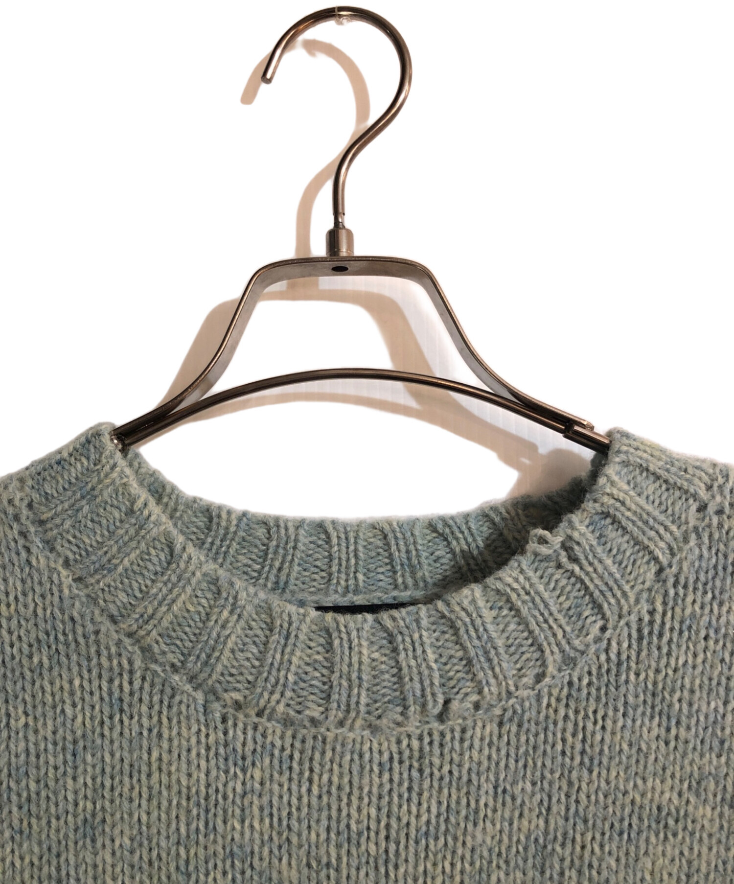 中古・古着通販】UNUSED (アンユーズド) 3g crew neck damage knit（3g