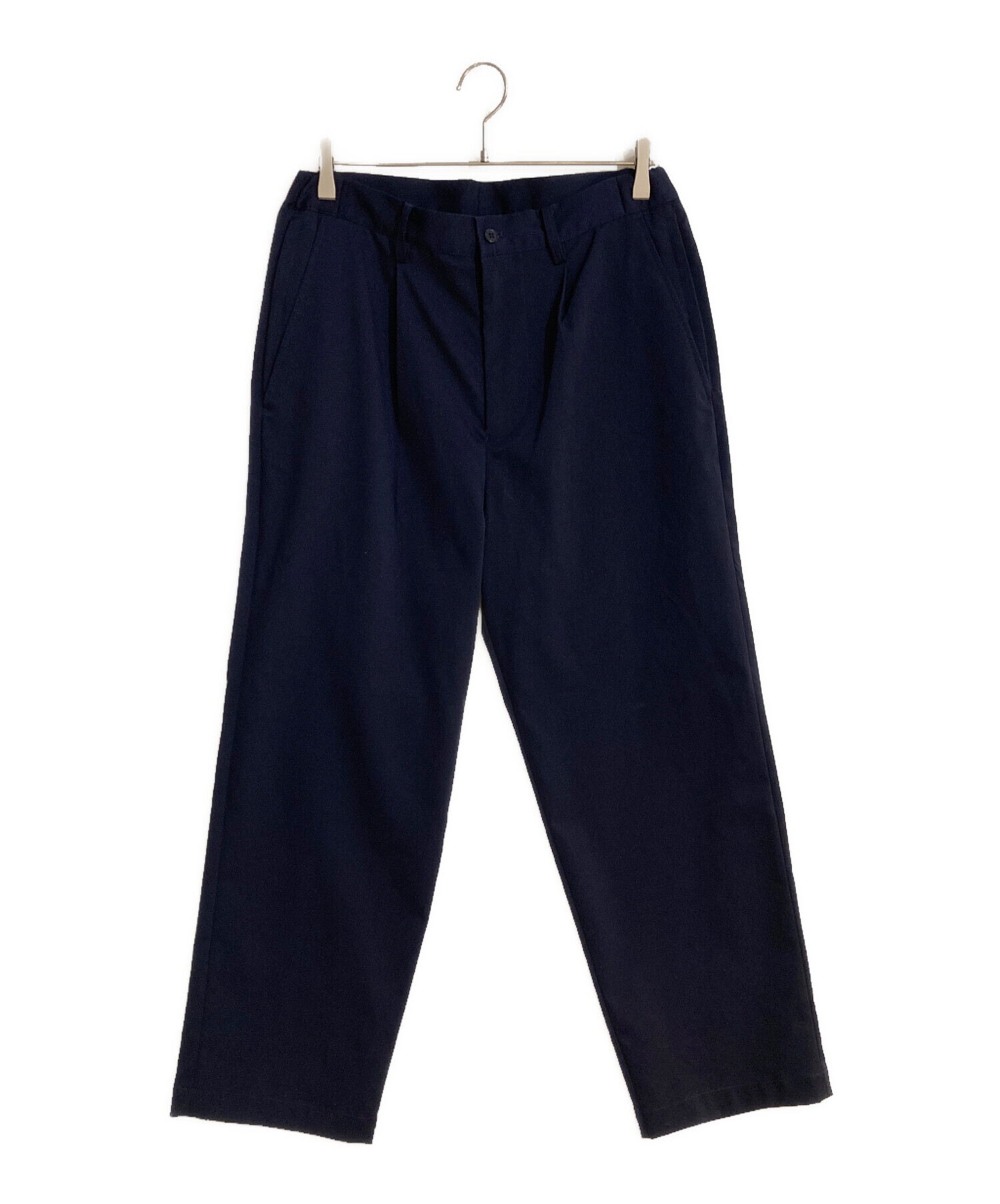 中古・古着通販】PWA (プア) ポリエステルワークパンツ ネイビー 中古・古着通販】PWA (プア) ポリエステルワークパンツ ネイビー