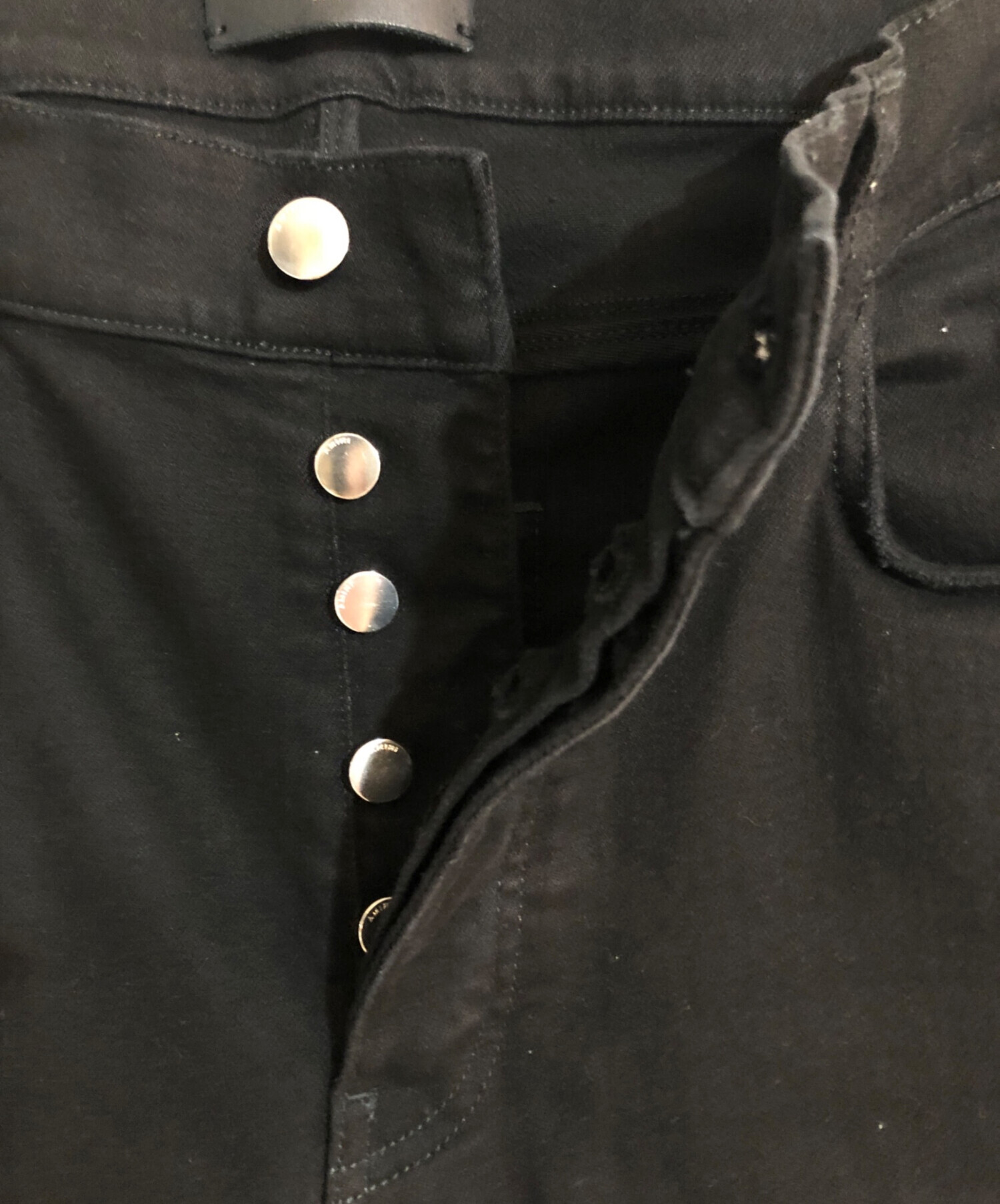 中古・古着通販】AMIRI (アミリ) 蛇腹ダメージ加工 ボタンフライ