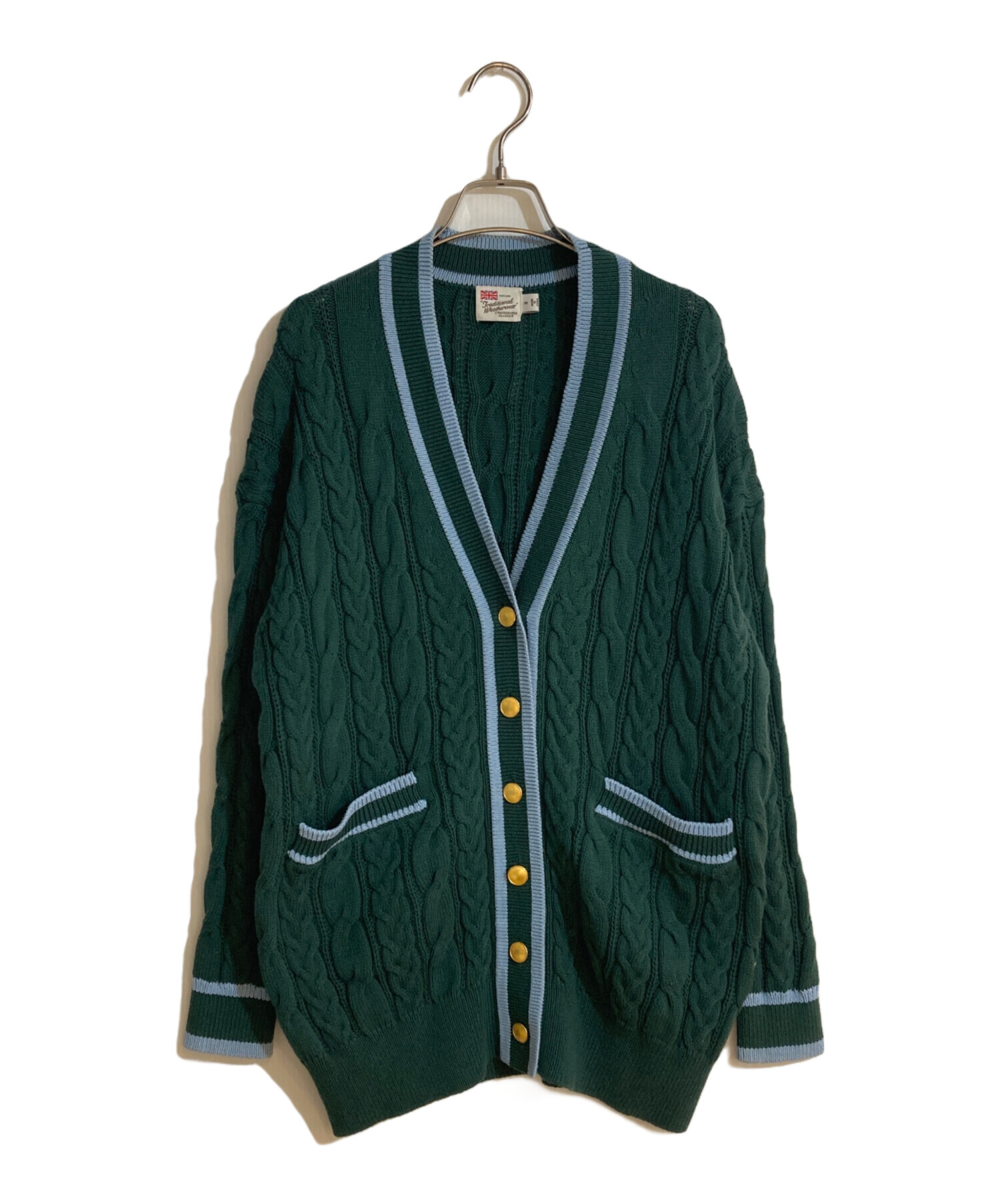 Traditional Weatherwear (トラディショナルウェザーウェア) カシミヤニット グリーン XS ARKLEY KNIT アークリー ニット｜グリーン｜ウィメンズ｜ニット