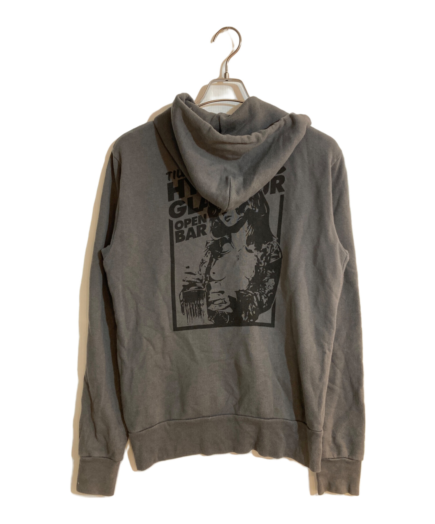 ヒステリックグラマー　パッチ付きグレー/ブラウンパーカー 中古・古着通販】Hysteric Glamour (ヒステリックグラマー) ガール