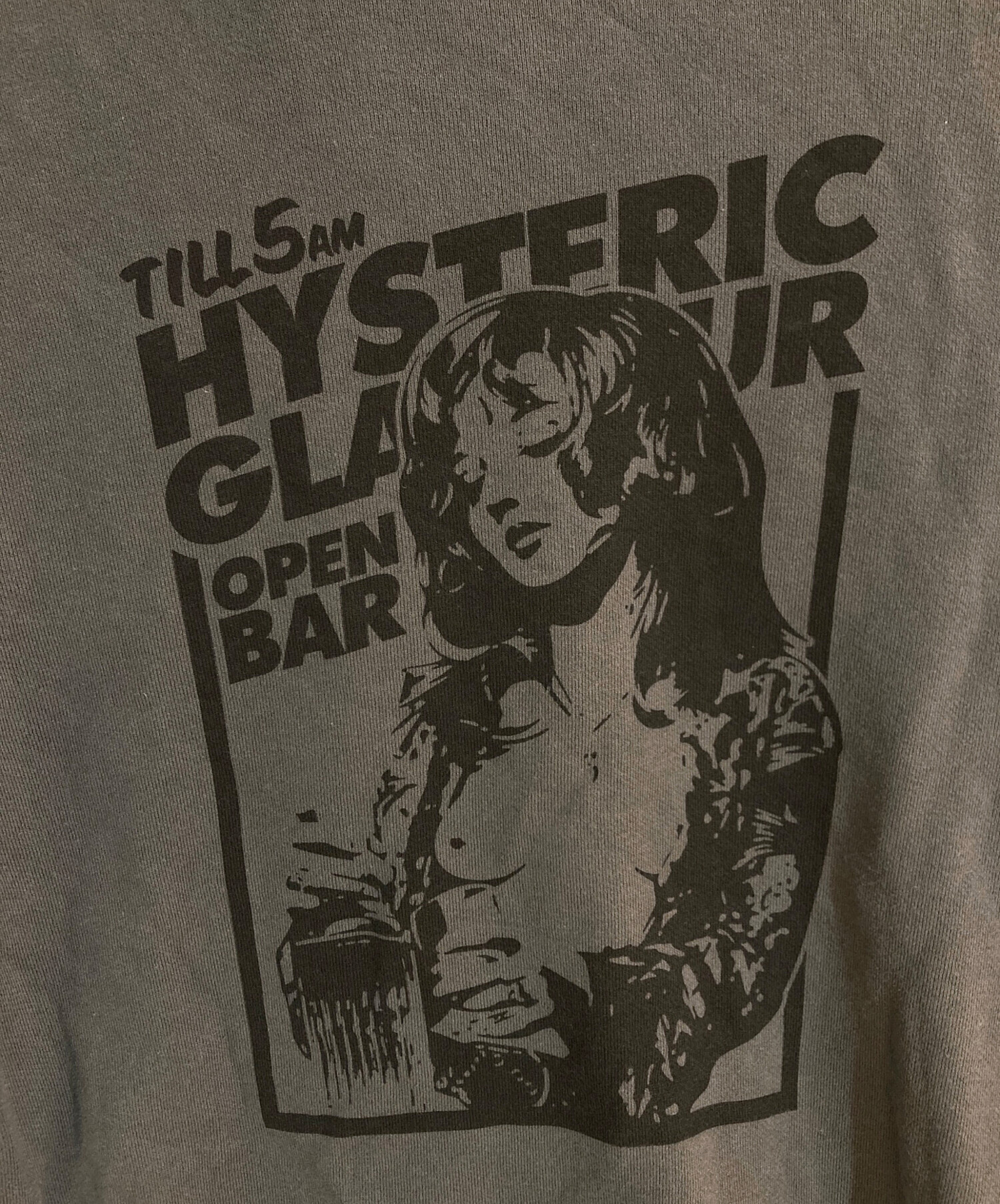 ヒスガールプリント ラメジップアップパーカーused 中古・古着通販】Hysteric Glamour (ヒステリックグラマー) ヒスガール