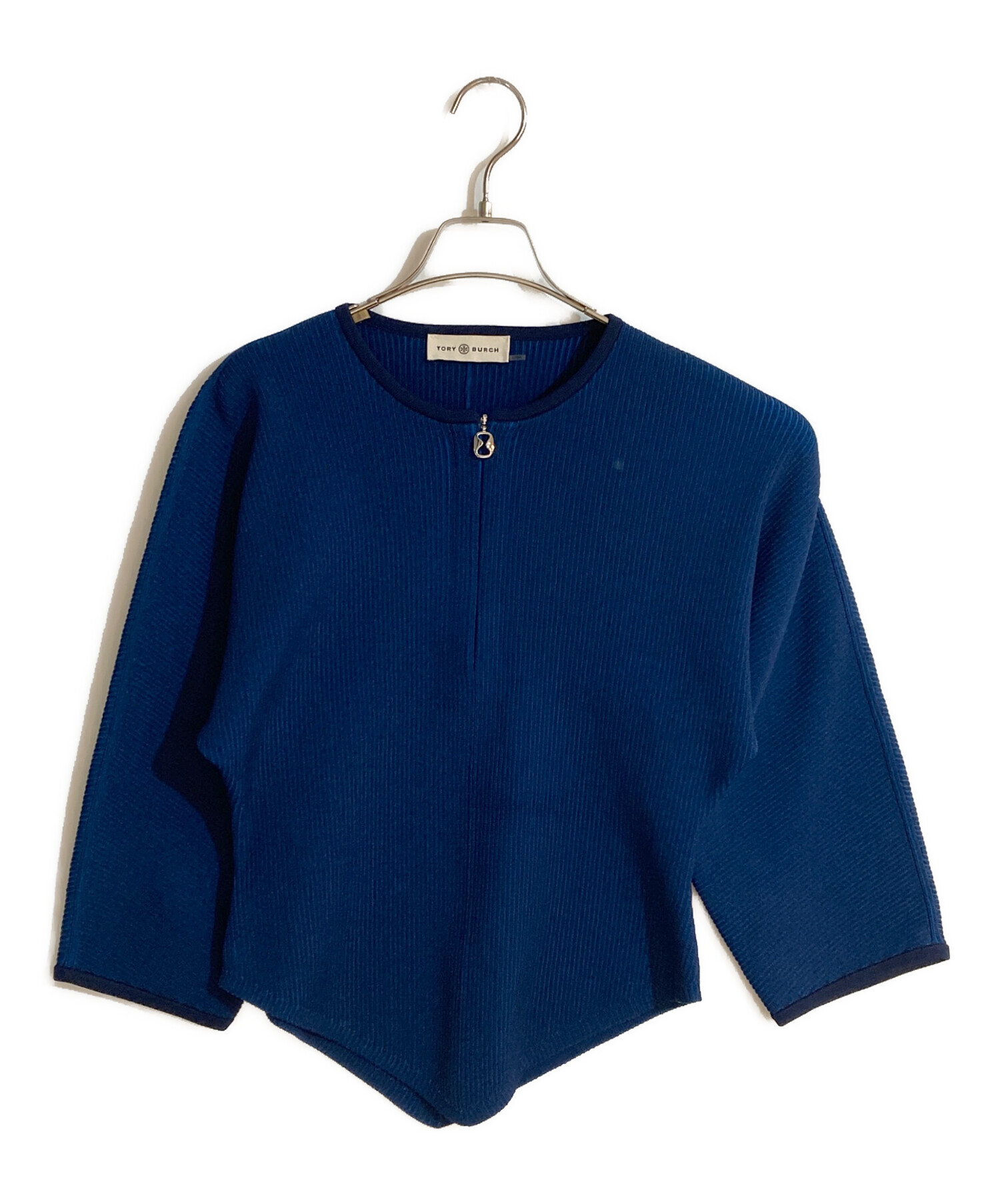 中古・古着通販】TORY BURCH (トリーバーチ) ショートスリーブジップ 