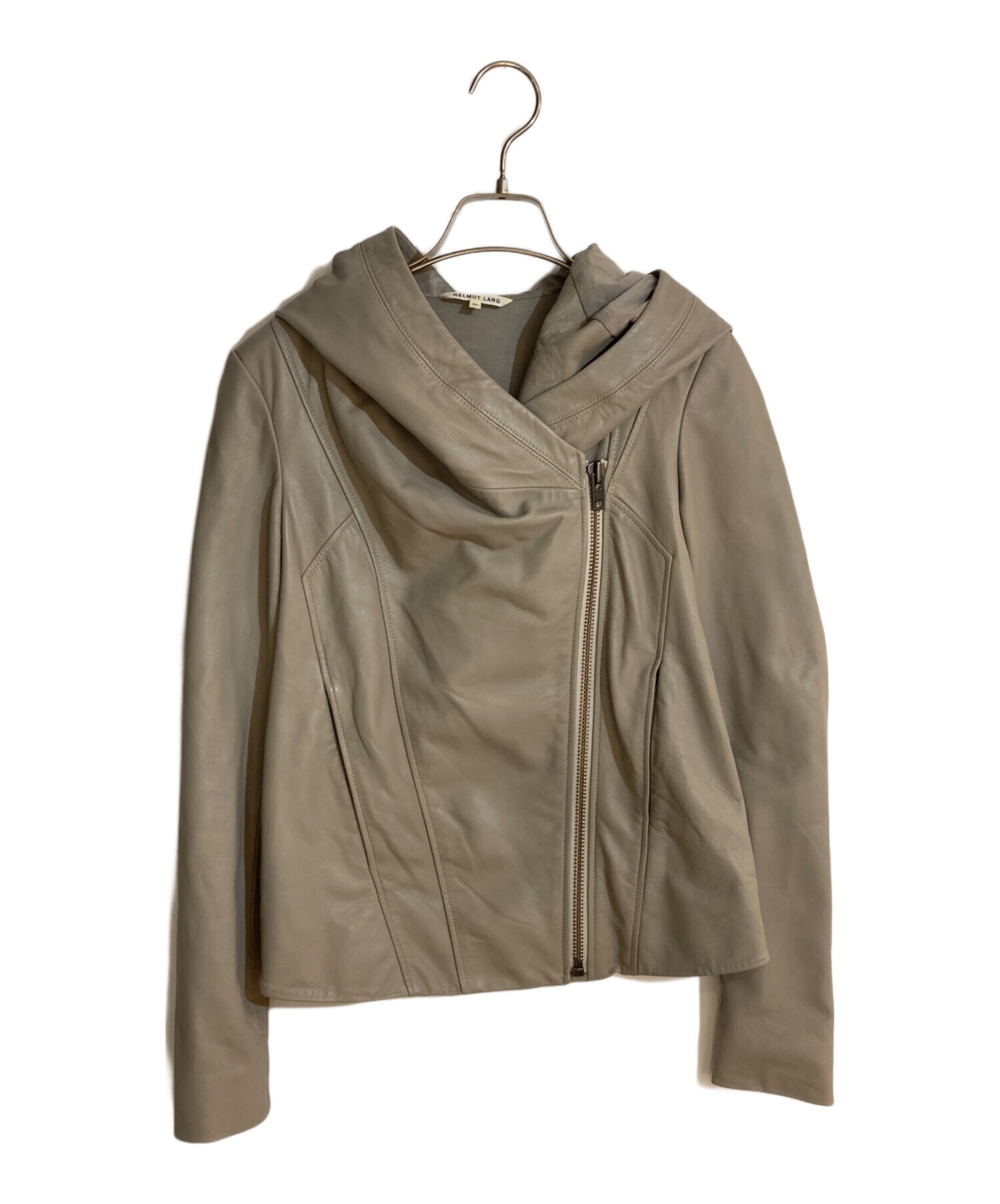 中古・古着通販】HELMUT LANG (ヘルムートラング) レザーフーデット