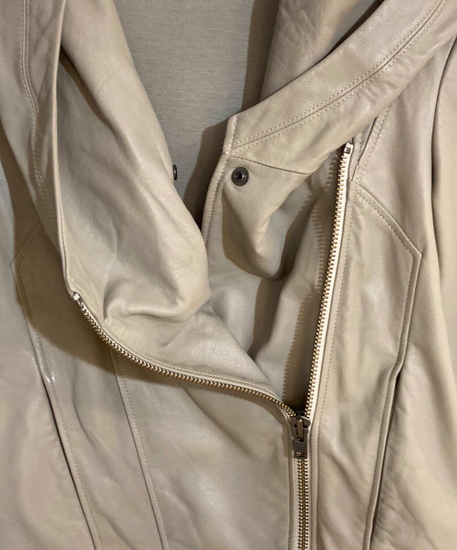中古・古着通販】HELMUT LANG (ヘルムートラング) レザーフーデット
