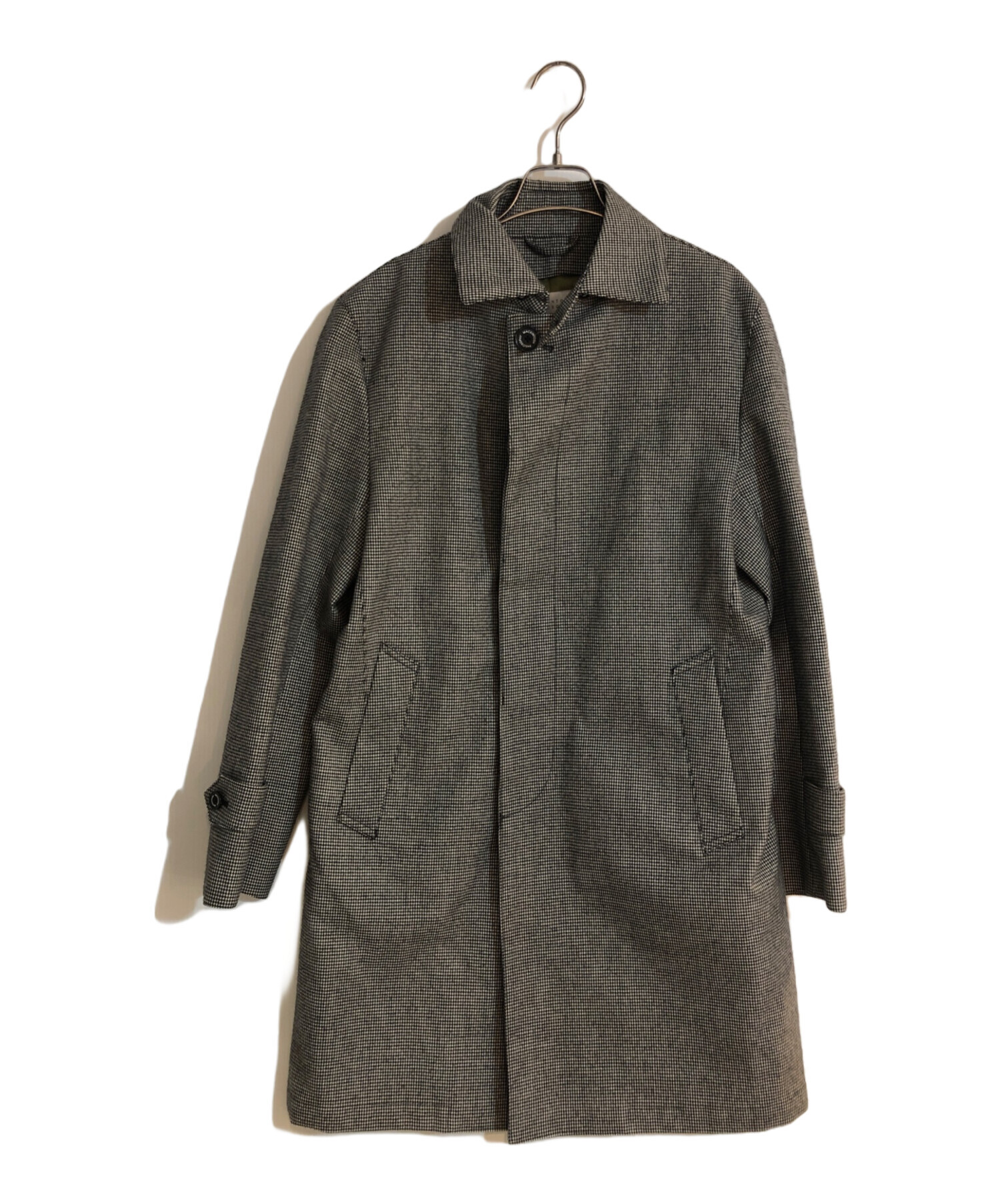 美品 マッキントッシュフィロソフィー 千鳥 ウール ステンカラーコート ベルト付 楽天市場】マッキントッシュ MACKINTOSH コート HUMBIE METAL