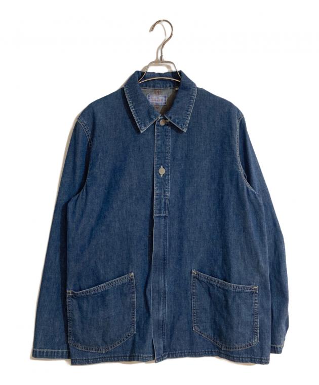 BLUE BLUE デニムカバーオール 美品 Sサイズ 中古・古着通販】BLUE BLUE (ブルーブルー) デニムカバーオール