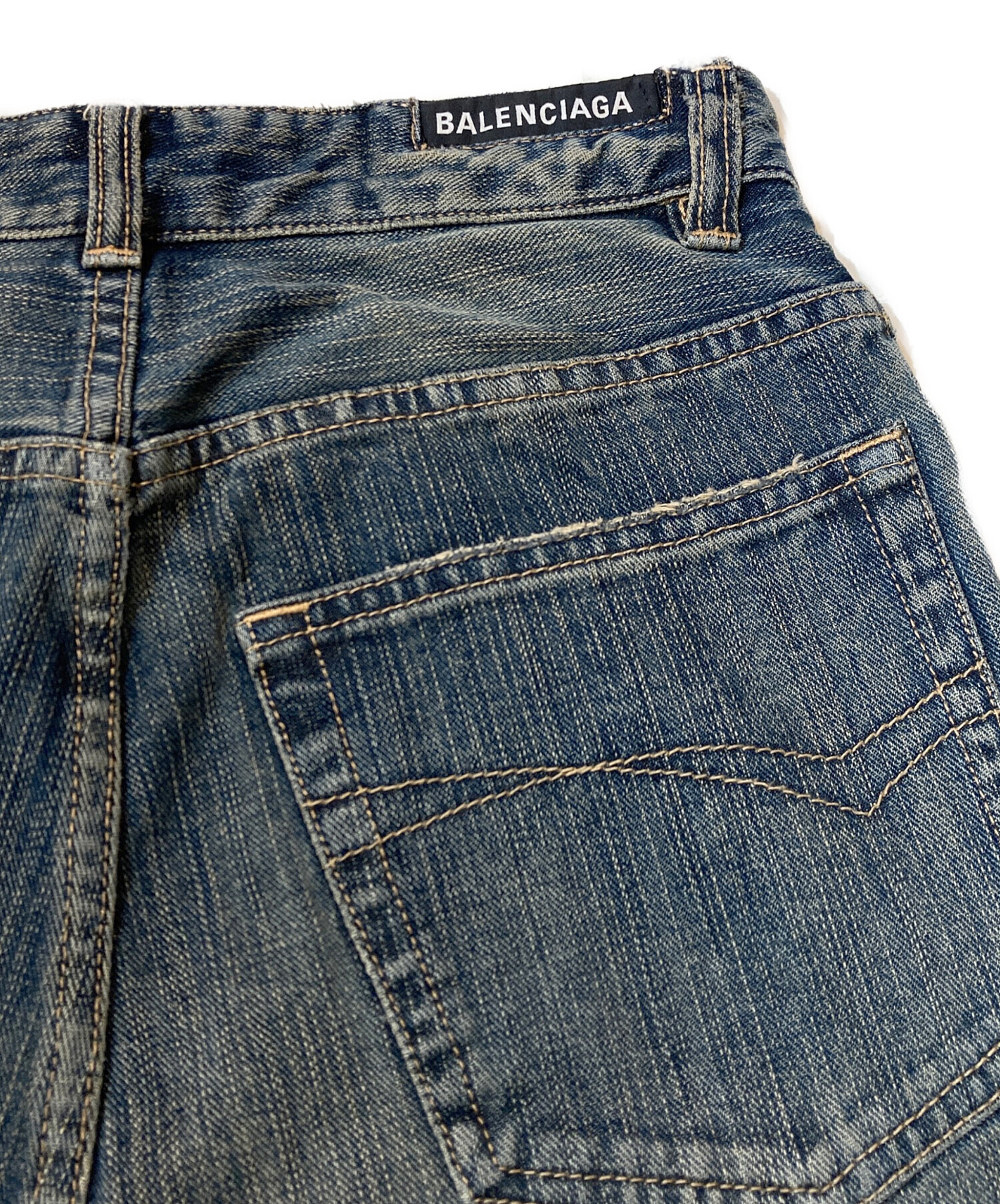 BALENCIAGA 23ss ミッドライズ ジーンズ XS 中古・古着通販】BALENCIAGA (バレンシアガ) Mid-Waisted Bootcut