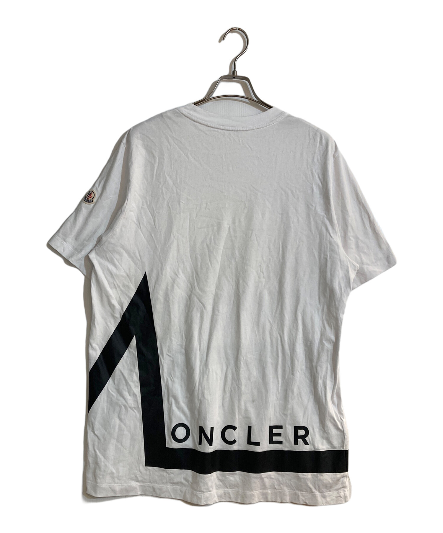 中古・古着通販】MONCLER (モンクレール) MモチーフプリントTシャツ 